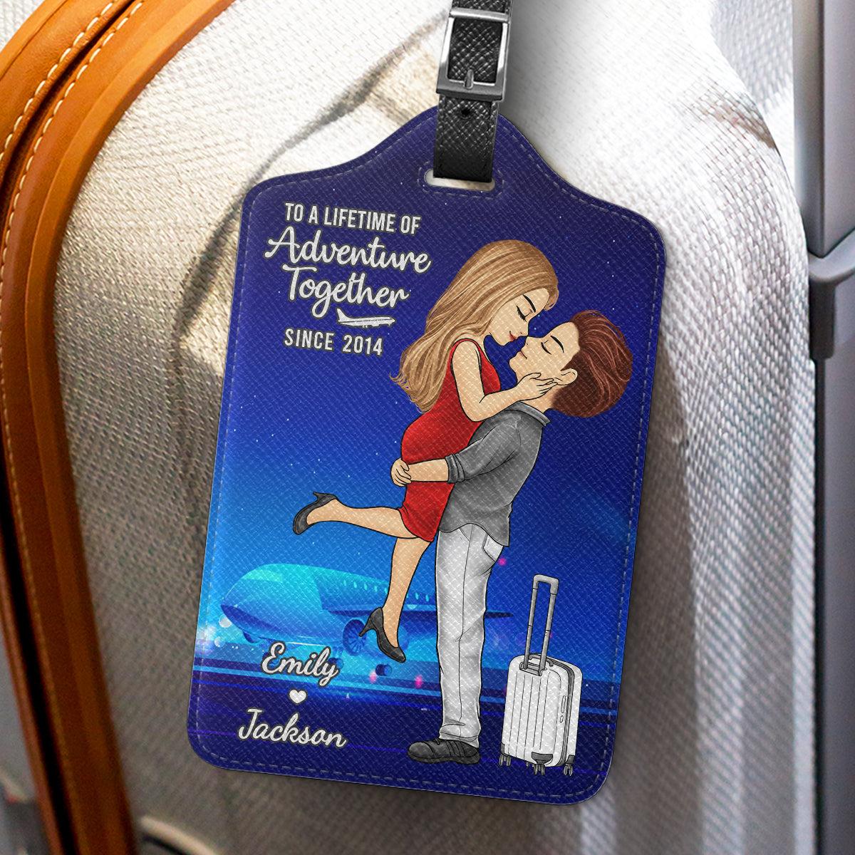 Personalized Holiday Luggage Tag for Travelers | Blind Dropship, 1-Piece Minimum - Luggage Tag Detail | Wholesale POD Supplier | MCDFL