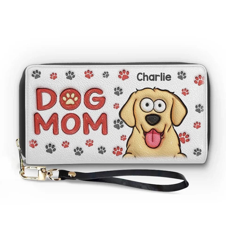 Custom 3D Pet Photo Leather Wallet | Factory Direct, MOQ 1 - Custom Leather Long Wallet Wholesale | MCDFL