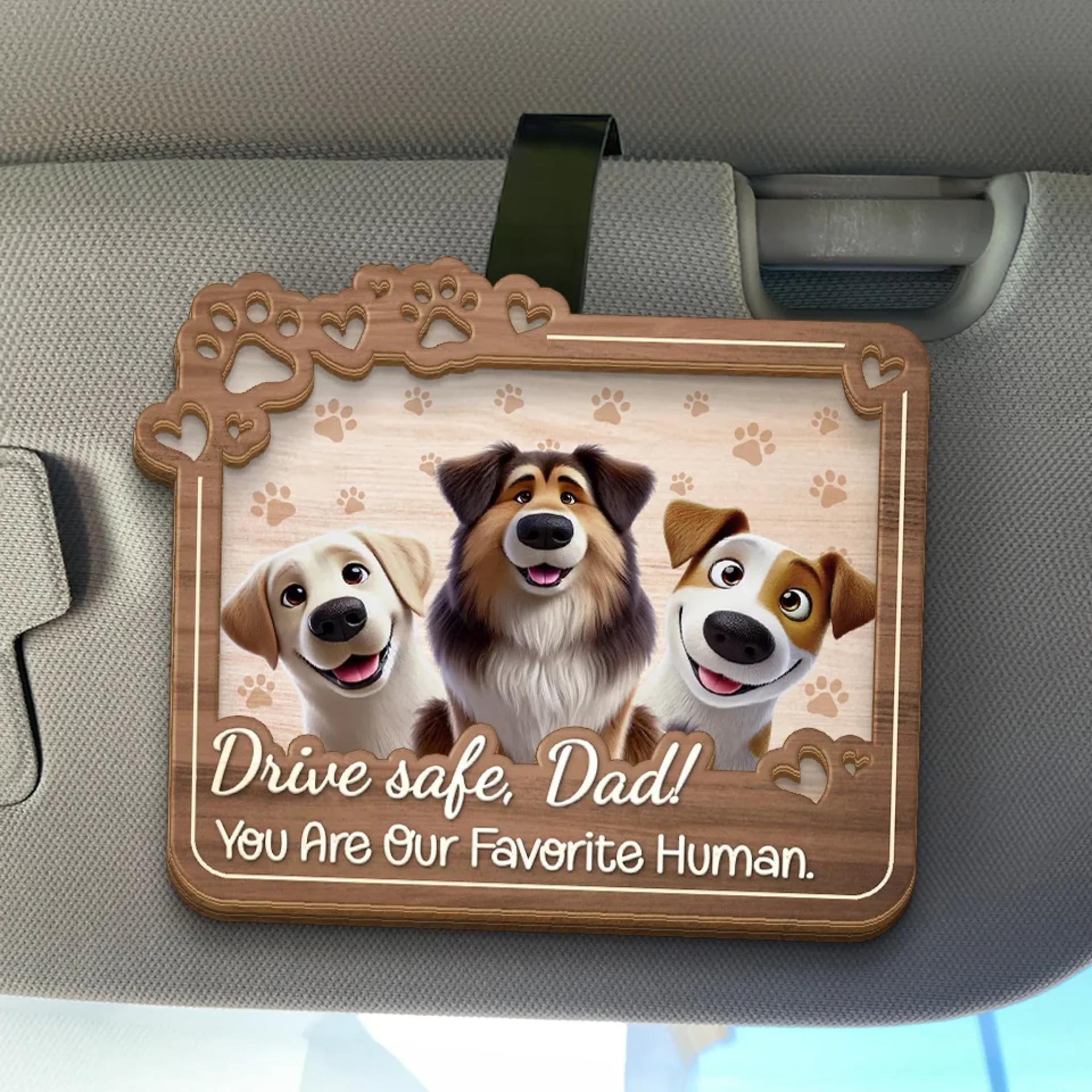 Custom Pet Memorial Visor Clip | Factory Direct, 1-Piece Minimum - Custom Car Visor Clip Wholesale | MCDFL