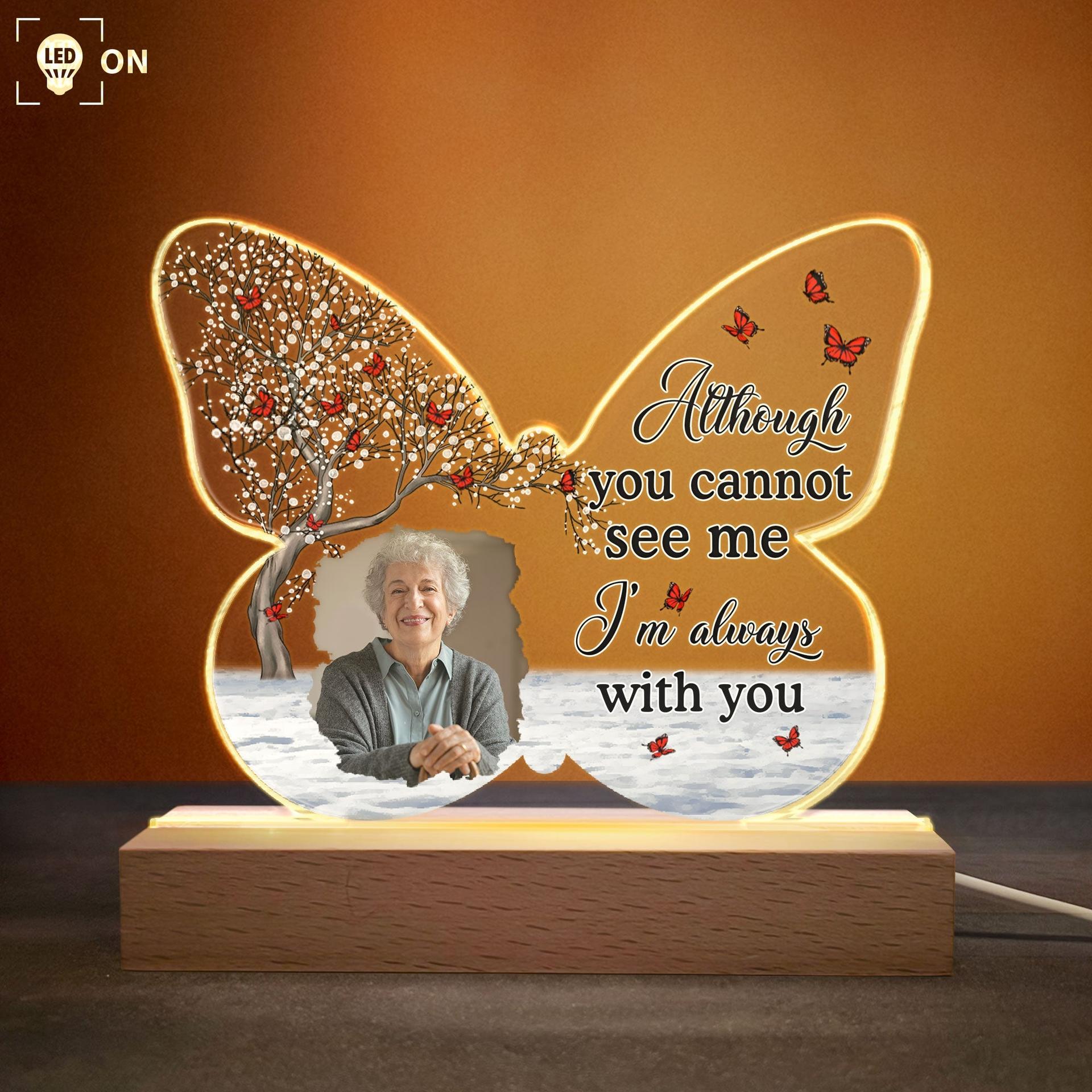 Memorial Photo LED Light | Custom Remembrance Gift, Unbranded Fulfillment - Custom LED Night Light Wholesale | POD Dropship Supplier | MCDFL