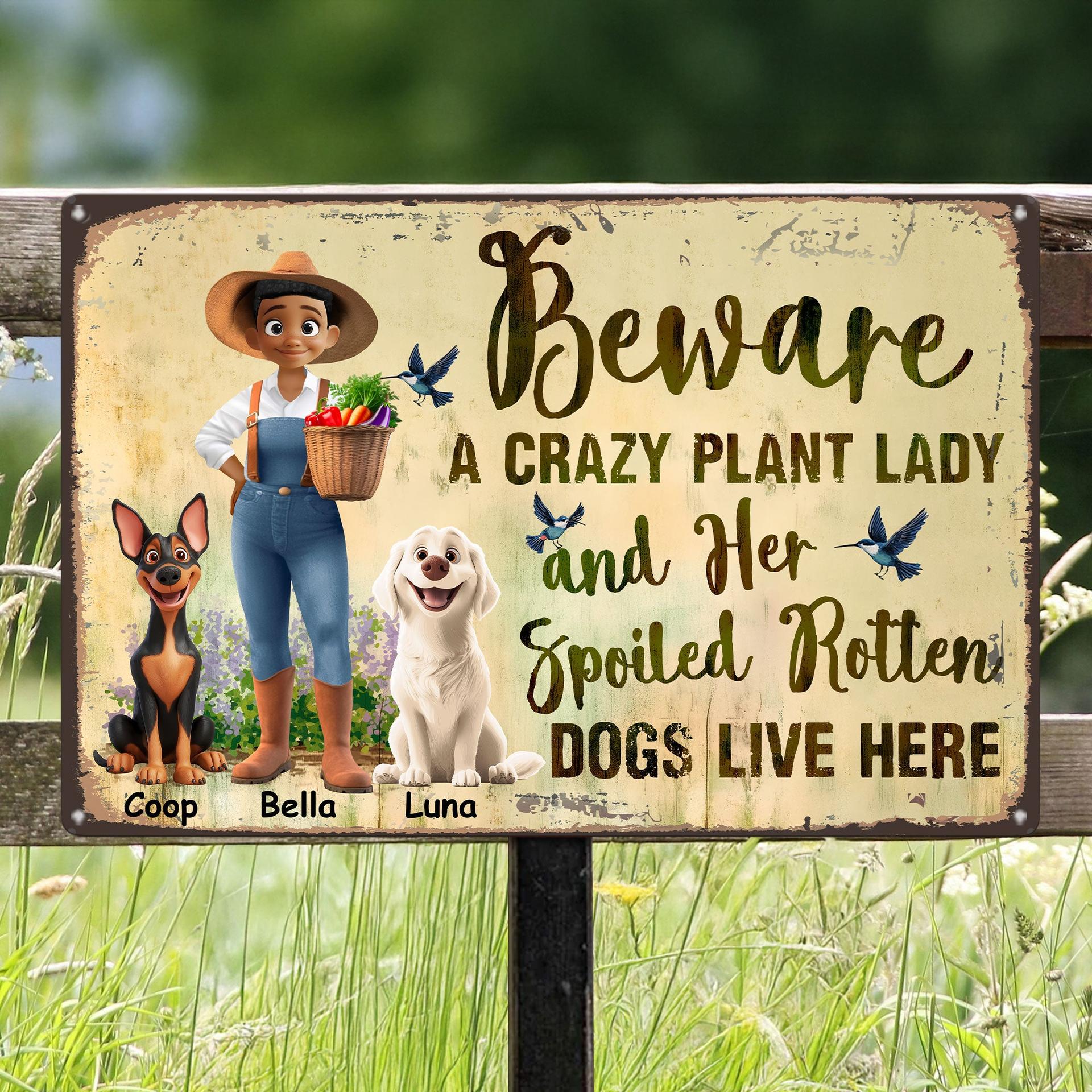 Personalized Funny Dog Metal Sign | Unbranded Fulfillment, 1-Piece Minimum - Custom Metal Sign Wholesale | POD Dropship Supplier | MCDFL
