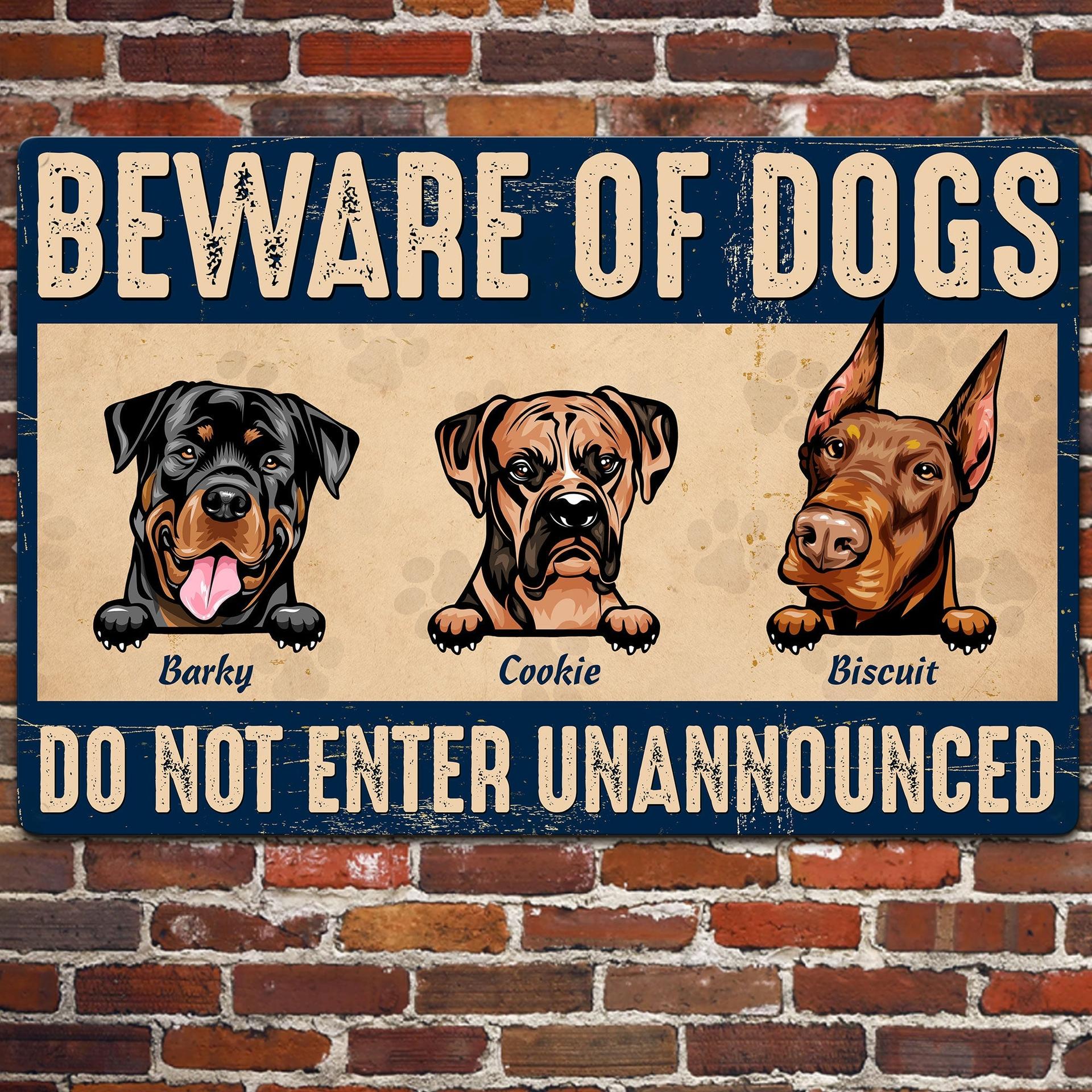 Personalized Metal Sign for Pet Memorials | Custom Print on Demand, 1-Piece Minimum - Metal Sign Detail | Wholesale POD Supplier | MCDFL