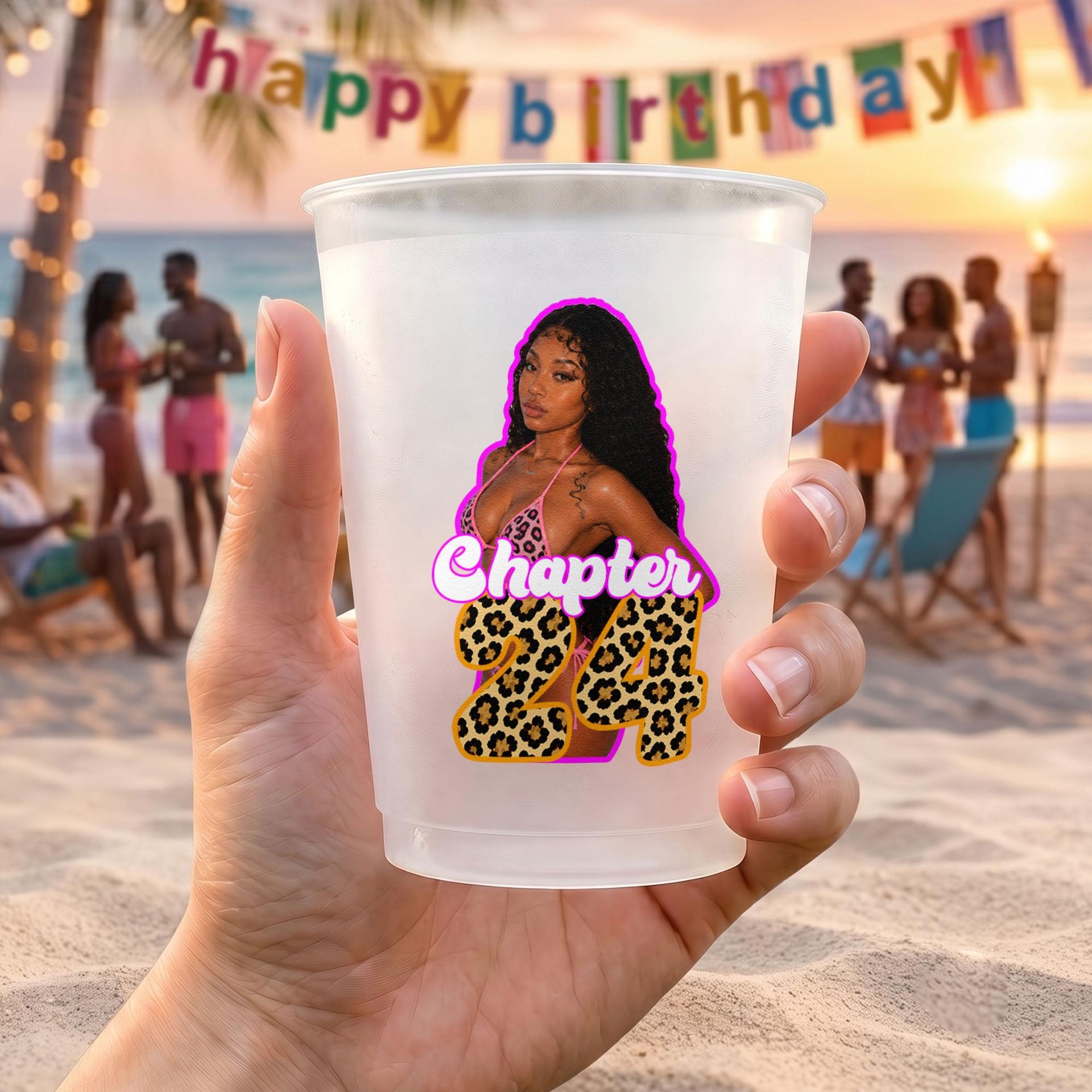 Personalized Leopard Photo Cups for Girls | 1-Piece Minimum, Unbranded Fulfillment - Cup Detail | Wholesale POD Supplier | MCDFL