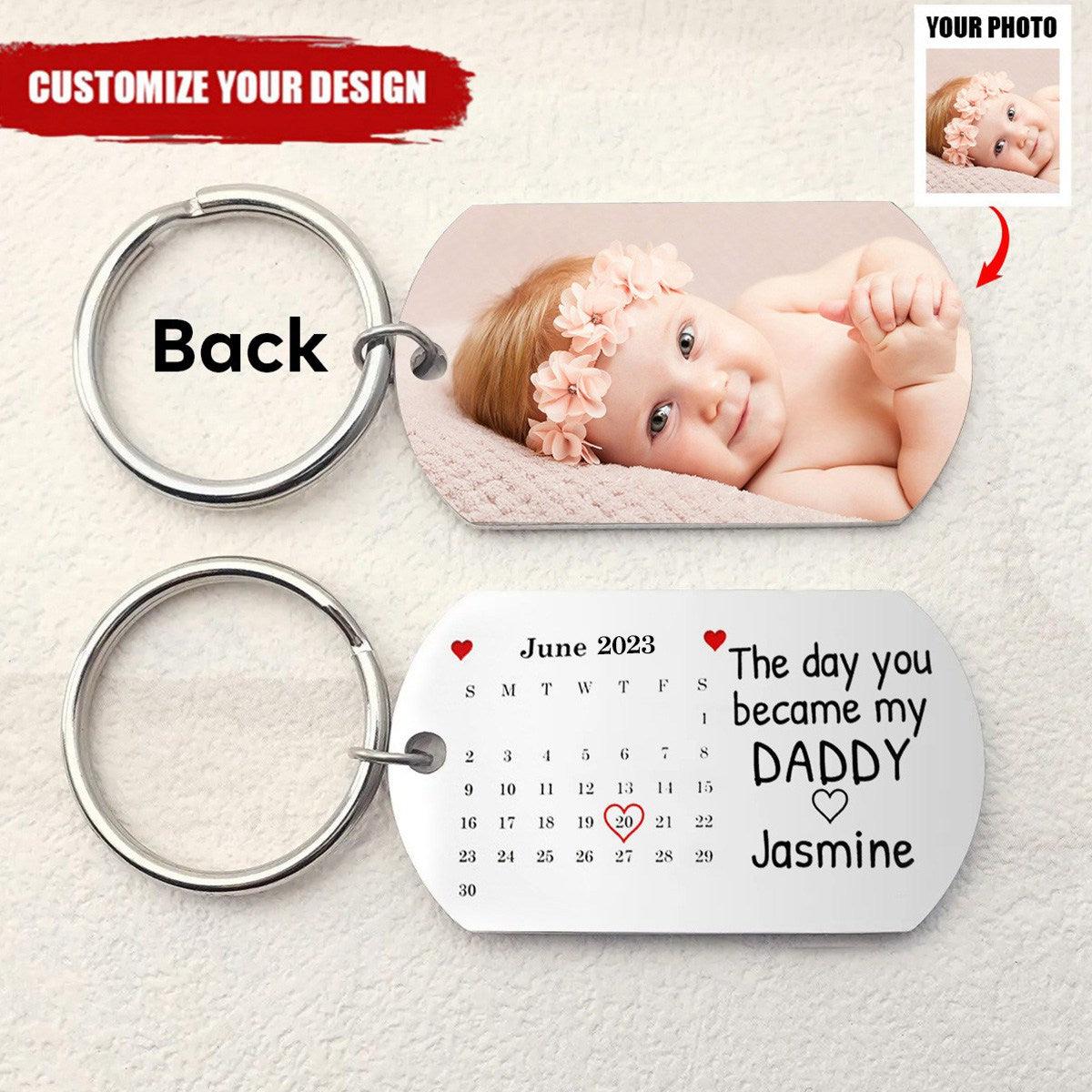 Personalized Photo Keychain for Mother's Day | Custom Print on Demand, Factory Direct - Custom Steel Keychain Wholesale | MCDFL