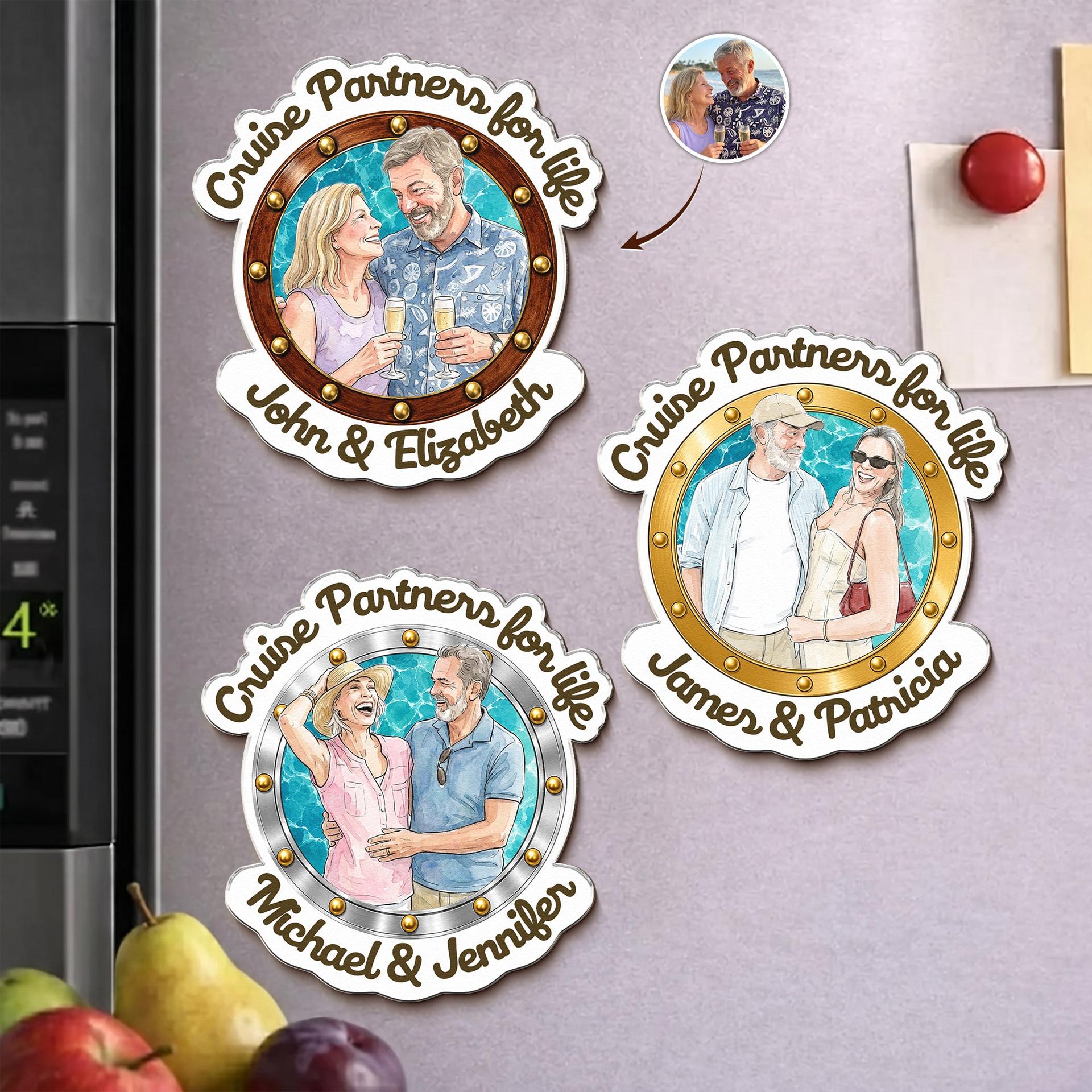 Custom Couple Photo Magnet | Factory Direct, Photo Print on Demand - Custom Acrylic Magnet Wholesale | POD Dropship Supplier | MCDFL