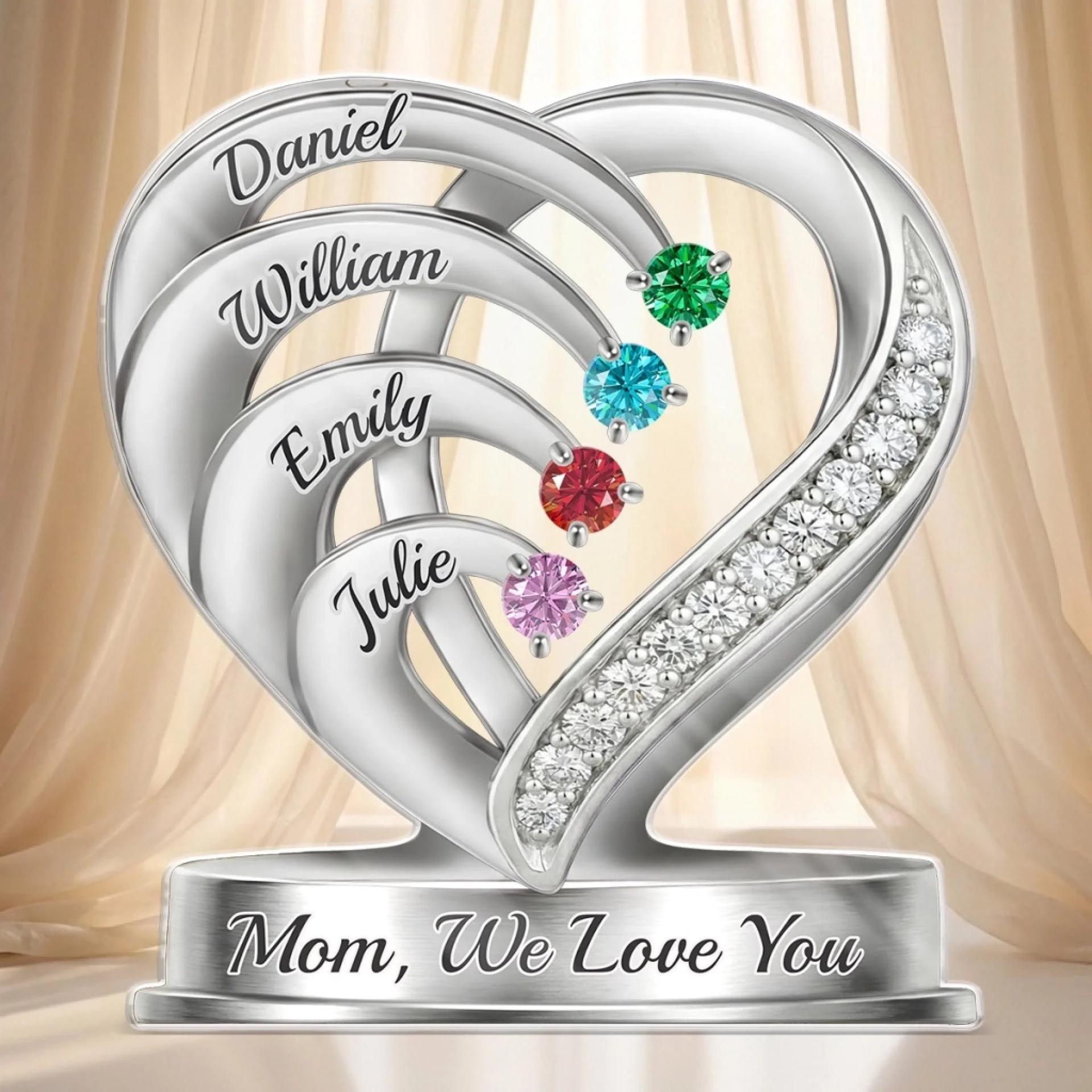 Personalized Acrylic Plaque for Mother's Day | 1-Piece Minimum, Blind Dropship - Custom Acrylic Plaque Wholesale | MCDFL