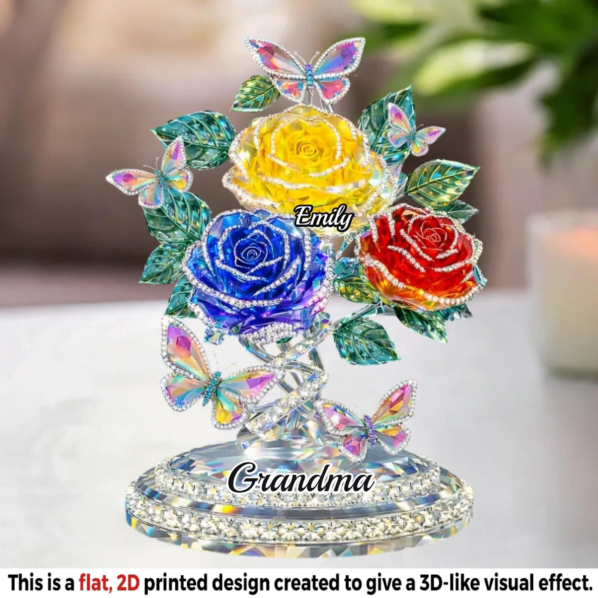 Personalized Acrylic Plaque for Mother's Day | Wholesale with Blind Dropshipping - Acrylic Plaque Detail | Wholesale POD Supplier | MCDFL