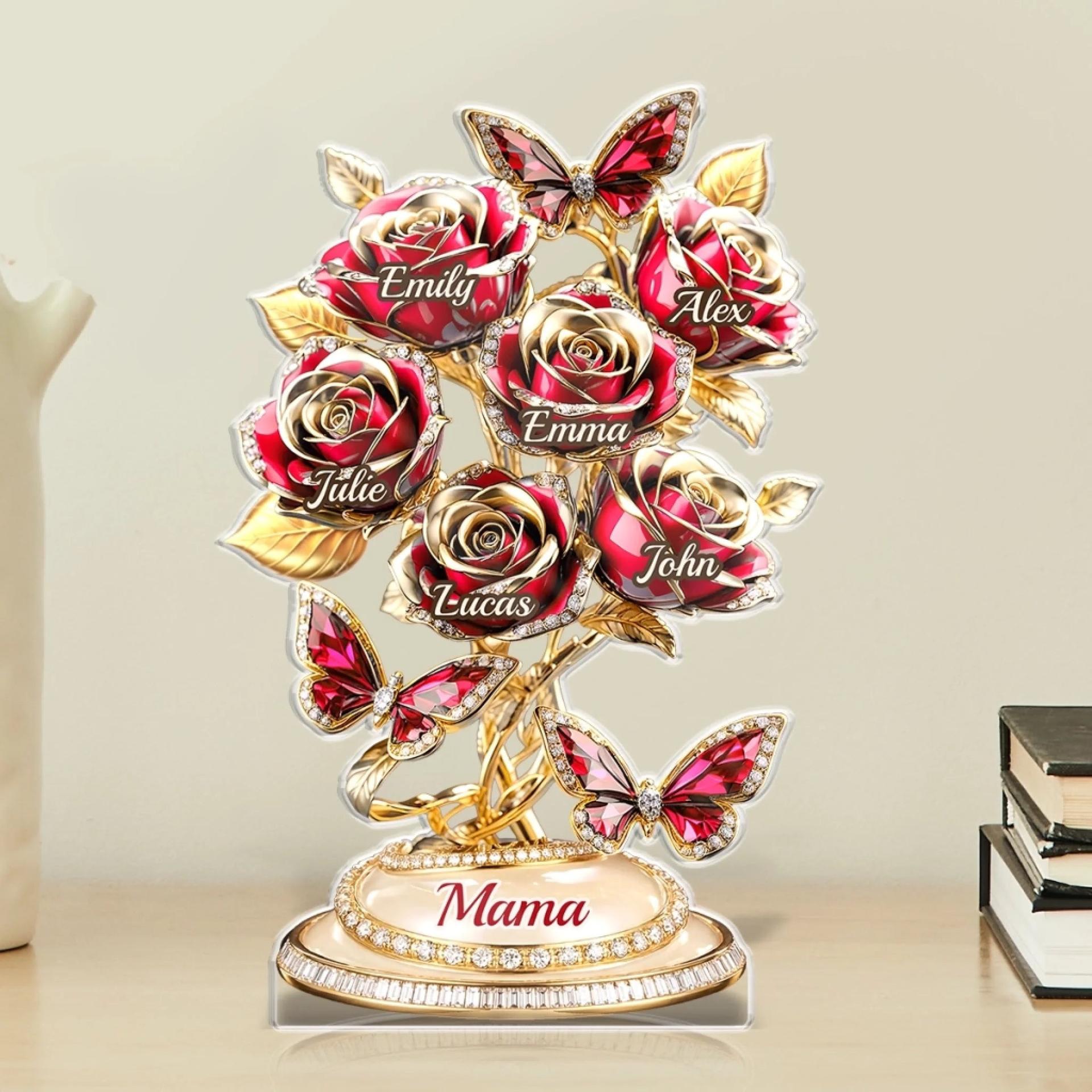 Custom Photo Acrylic Plaque for Mother's Day | Factory Direct, 1-Piece Minimum gallery thumbnail - Acrylic Plaque