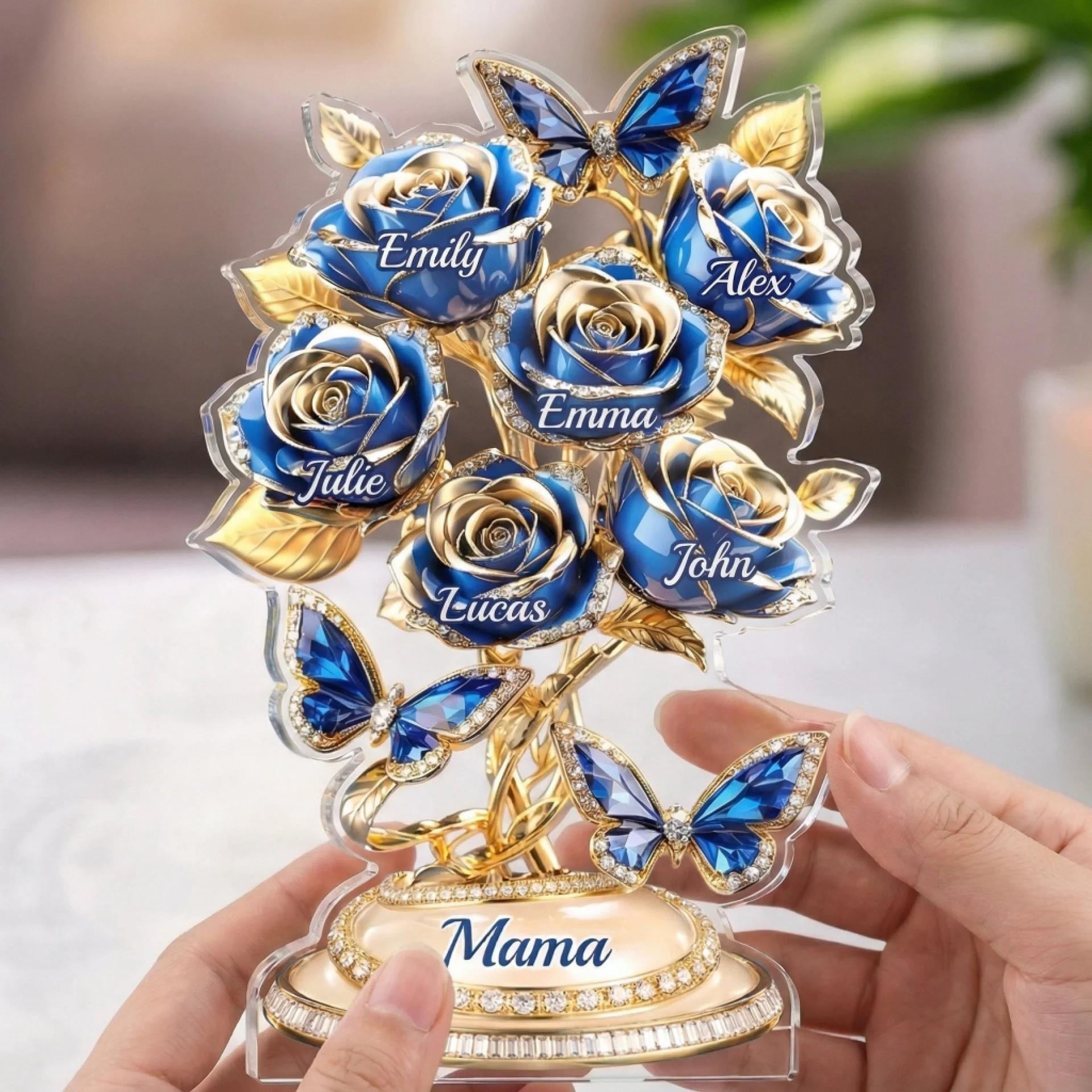 Custom Photo Acrylic Plaque for Mother's Day | Factory Direct, 1-Piece Minimum gallery thumbnail - Acrylic Plaque