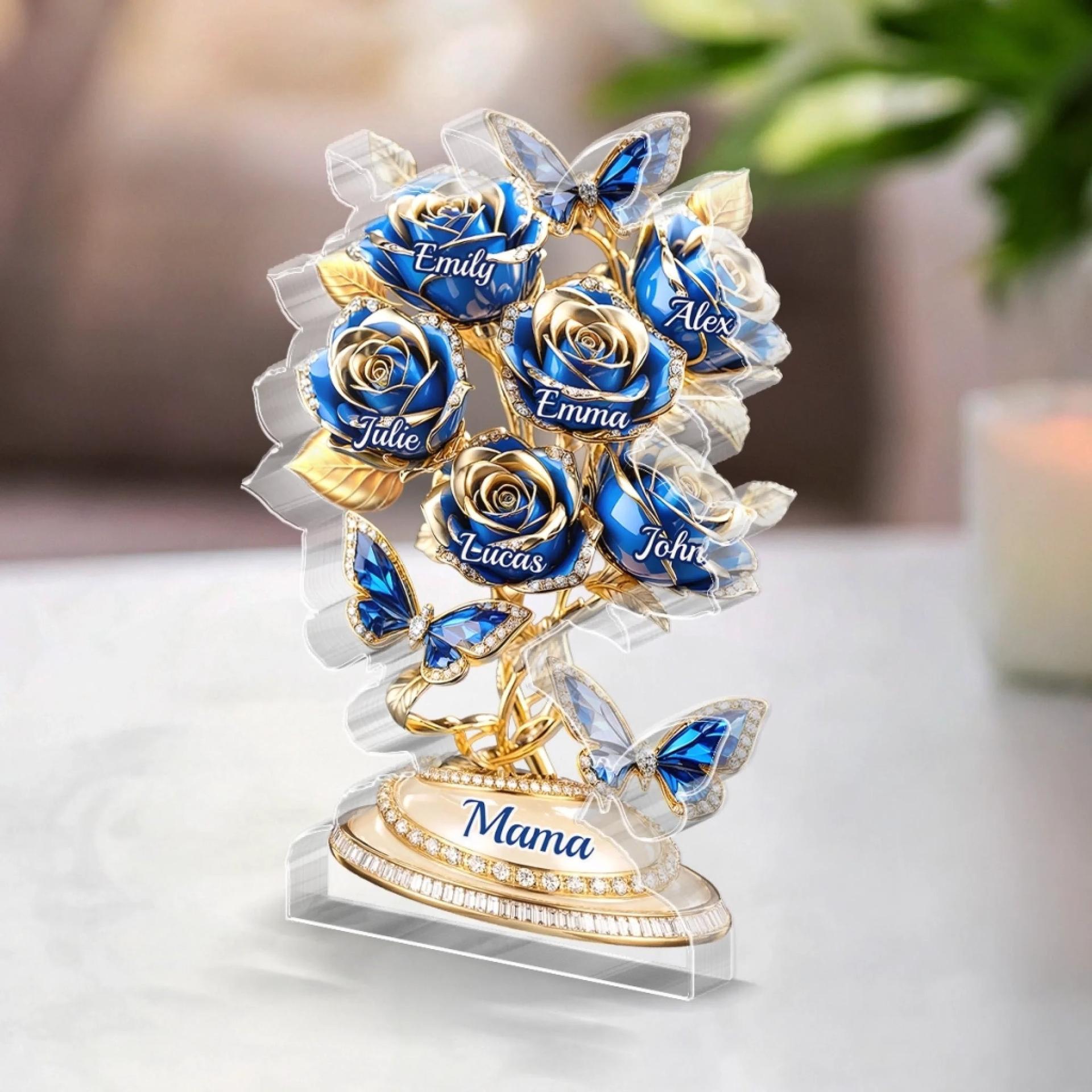 Custom Photo Acrylic Plaque for Mother's Day | Factory Direct, 1-Piece Minimum gallery thumbnail - Acrylic Plaque