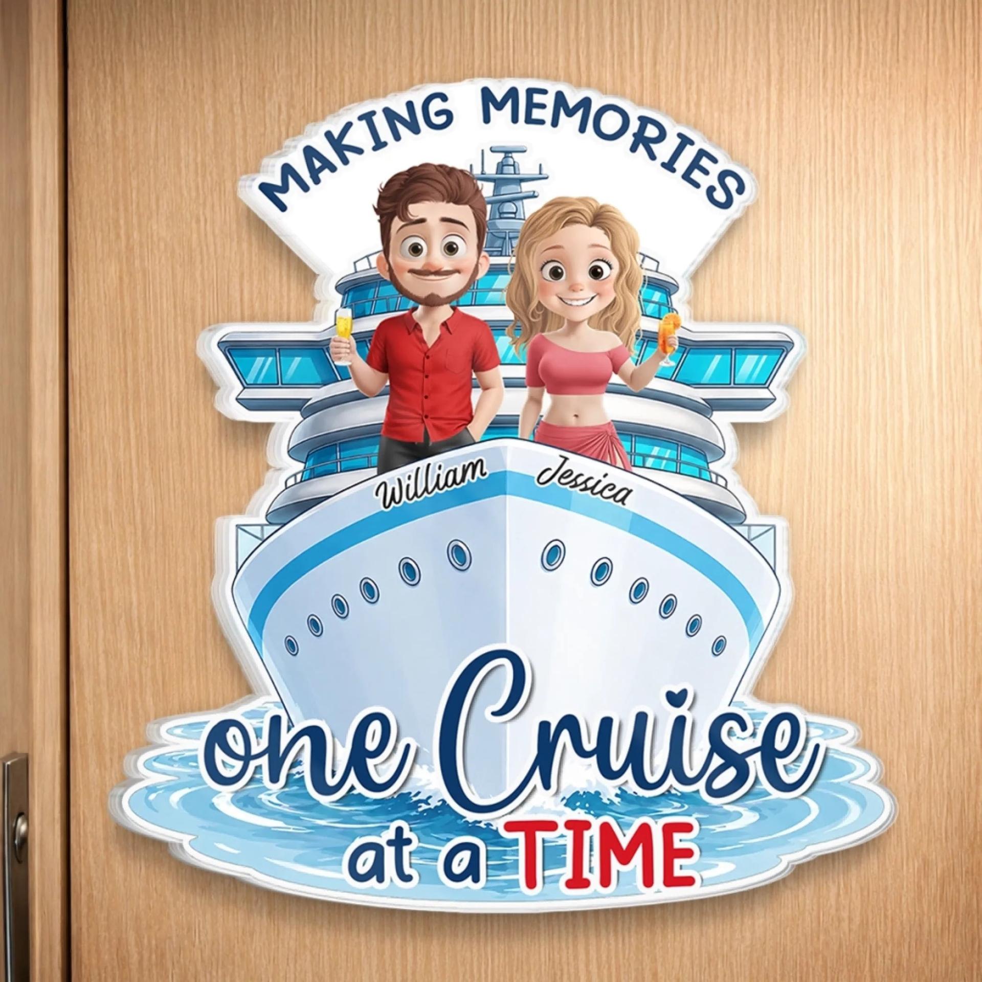 Personalized Cruise Door Magnet Acrylic | Blind Dropshipping, 1-Piece Minimum - Custom Acrylic Magnet Wholesale | MCDFL