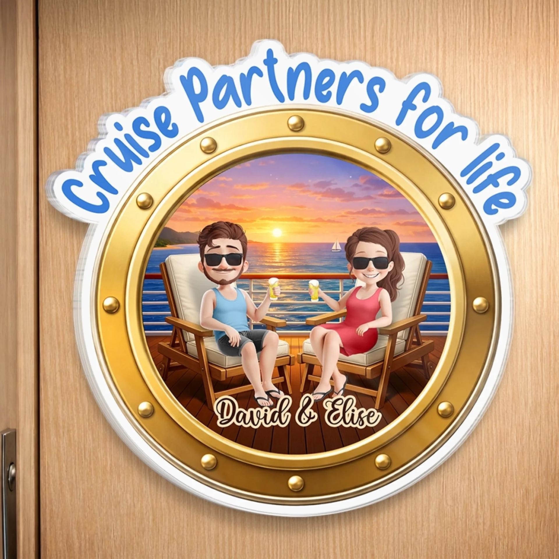 Personalized Cruise Door Magnet | Custom Print on Demand, Factory Direct - Custom Acrylic Magnet Wholesale | MCDFL