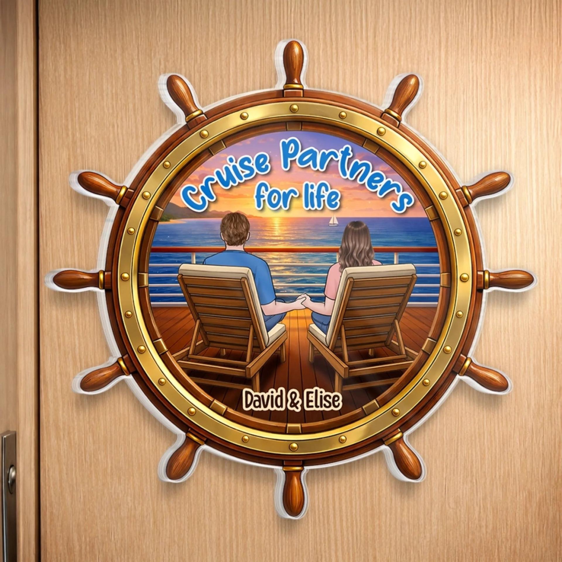 Personalized Cruise Door Magnet | 1-Piece Minimum, Blind Dropship - Custom Acrylic Magnet Wholesale | POD Dropship Supplier | MCDFL