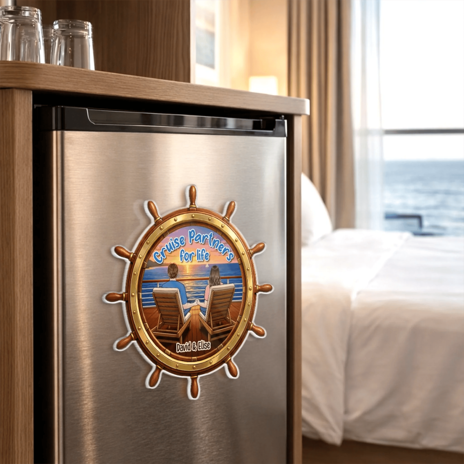 Personalized Cruise Door Magnet | 1-Piece Minimum, Blind Dropship gallery thumbnail - Acrylic Magnet
