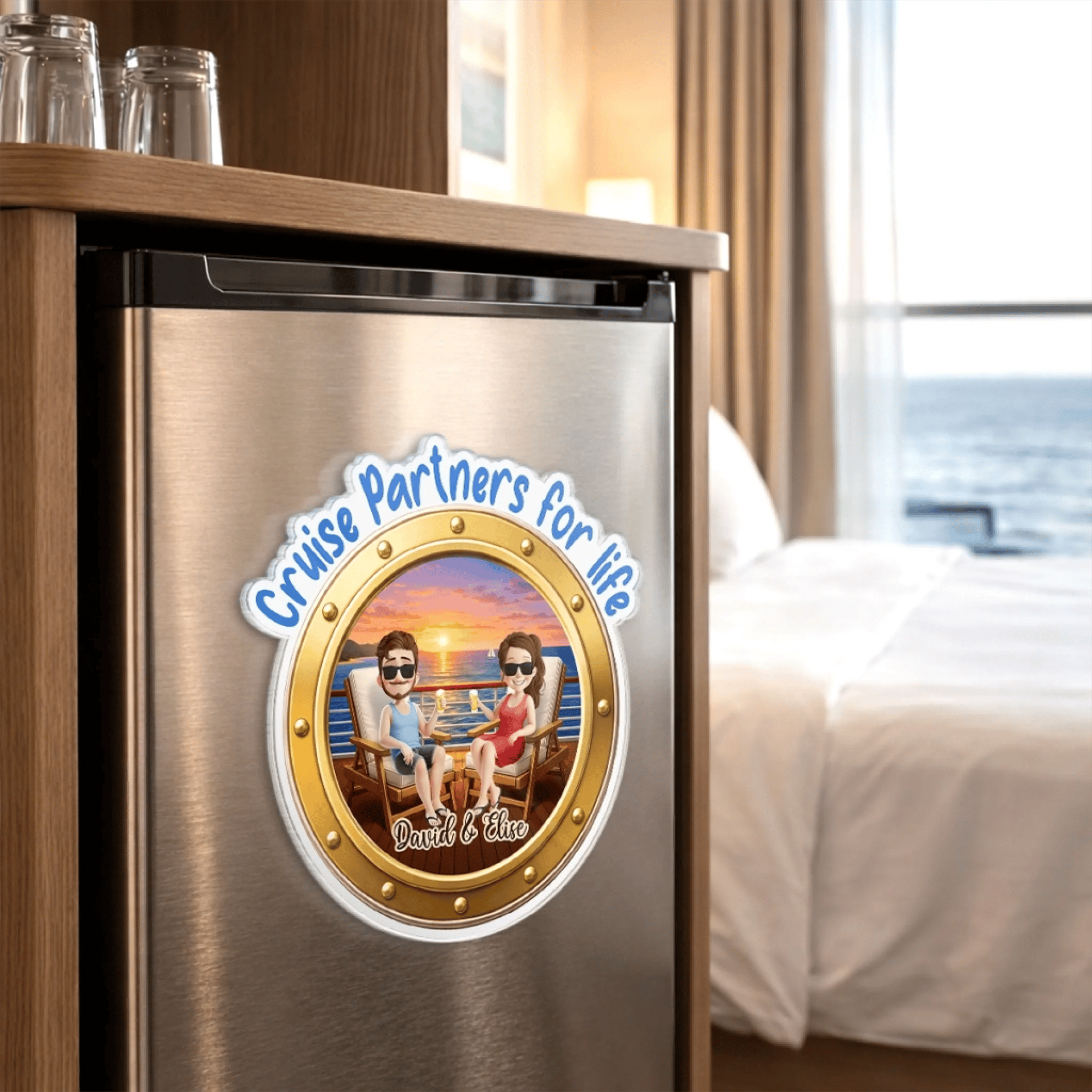 Personalized Cruise Door Magnet | Custom Print on Demand, Factory Direct gallery thumbnail - Acrylic Magnet