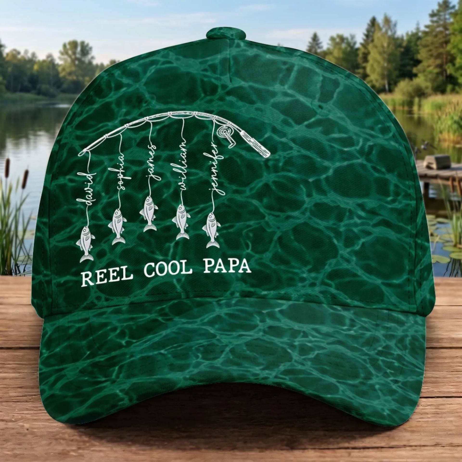 Personalized Fishing Dad Hat for POD Sellers | Custom Print on Demand - Custom Classic Cap Wholesale | MCDFL