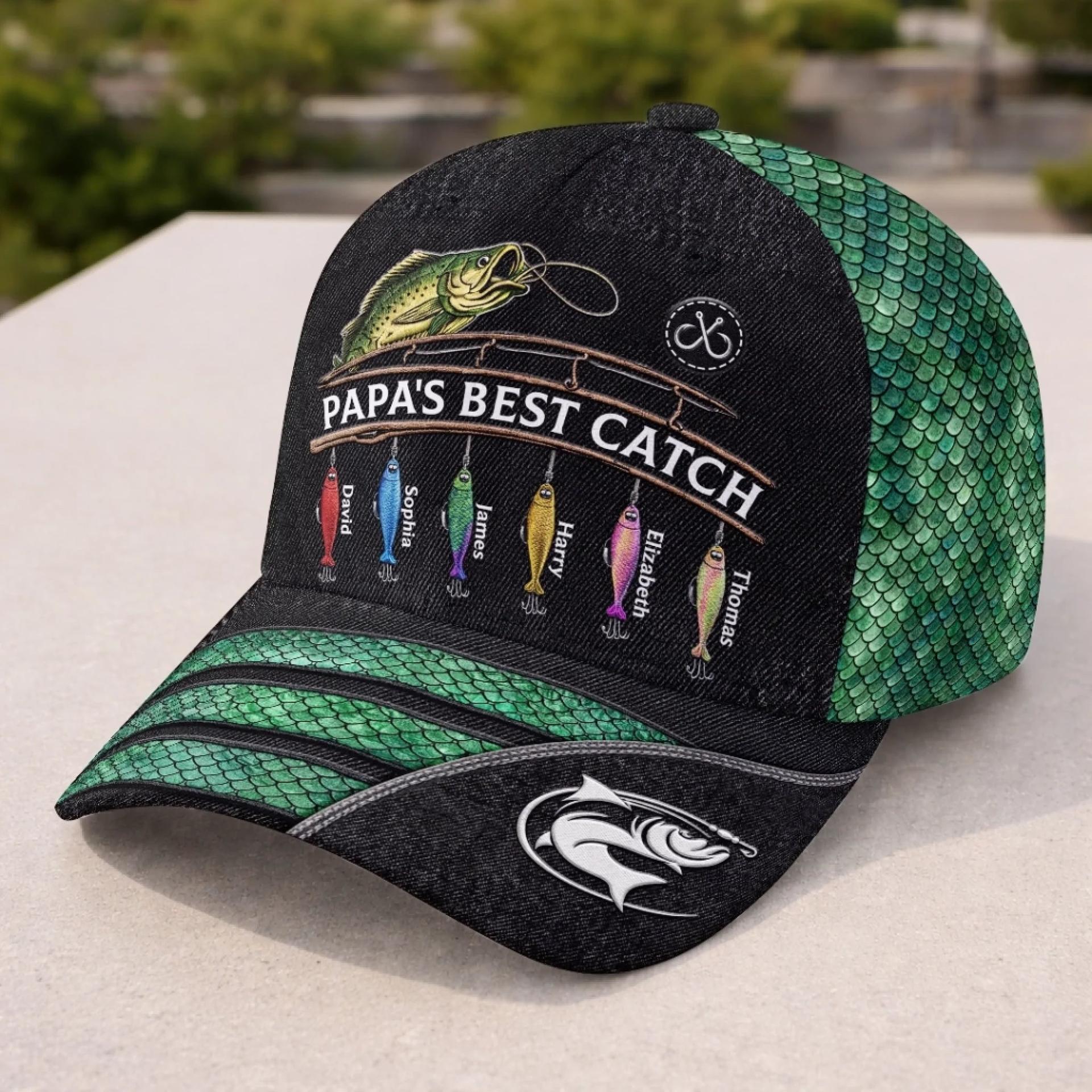 Custom Classic Cap for Fishing Gifts | White-Label, 1-Piece Minimum - Classic Cap Detail | Wholesale POD Supplier | MCDFL