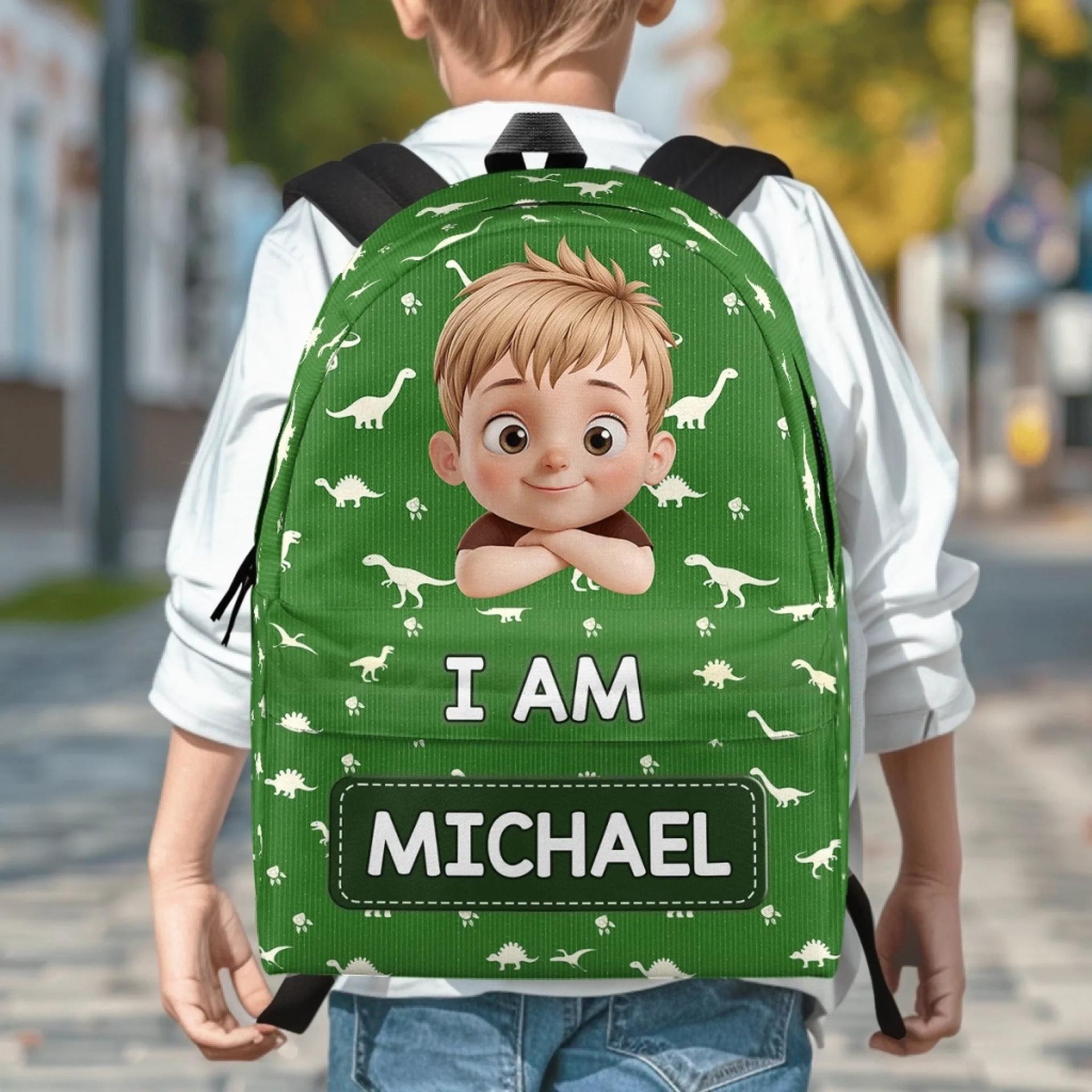 Personalized Kids Backpack with Name Patch | Blind Dropship, No Minimum - Custom Backpack Wholesale | POD Dropship Supplier | MCDFL