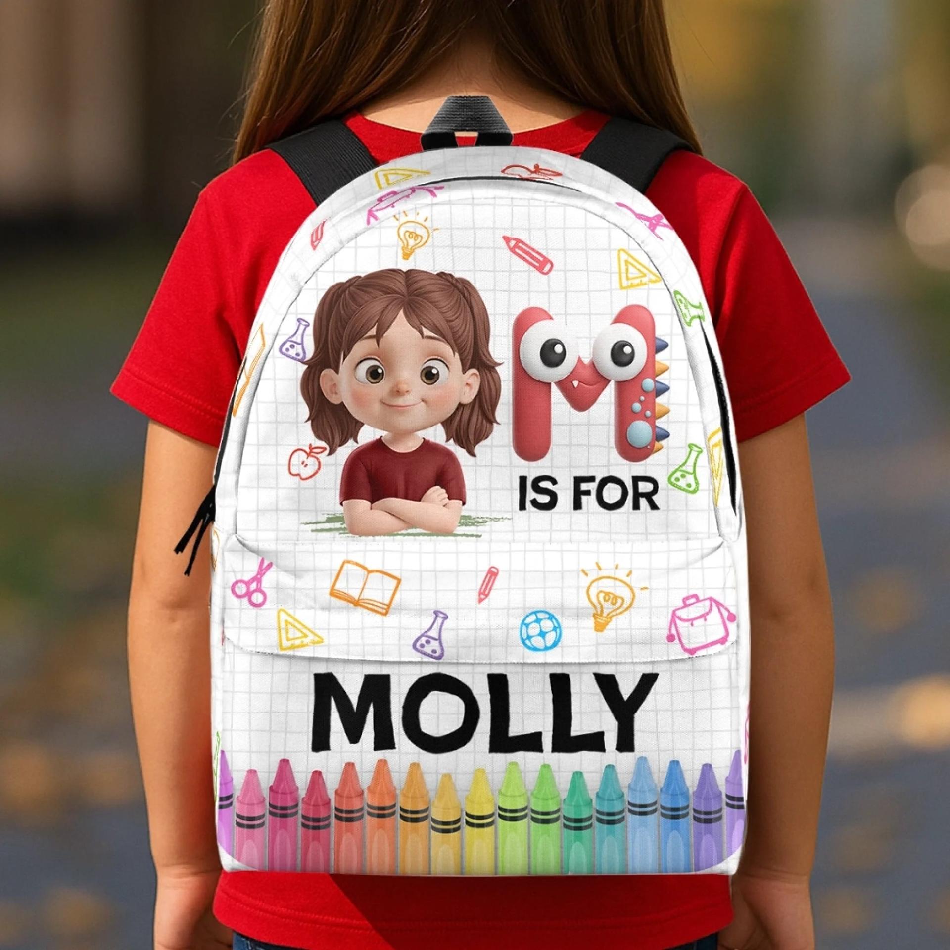 Personalized Kids Backpack with Chenille Patches | Factory Direct, 1-Piece Minimum - Custom Backpack Wholesale | MCDFL
