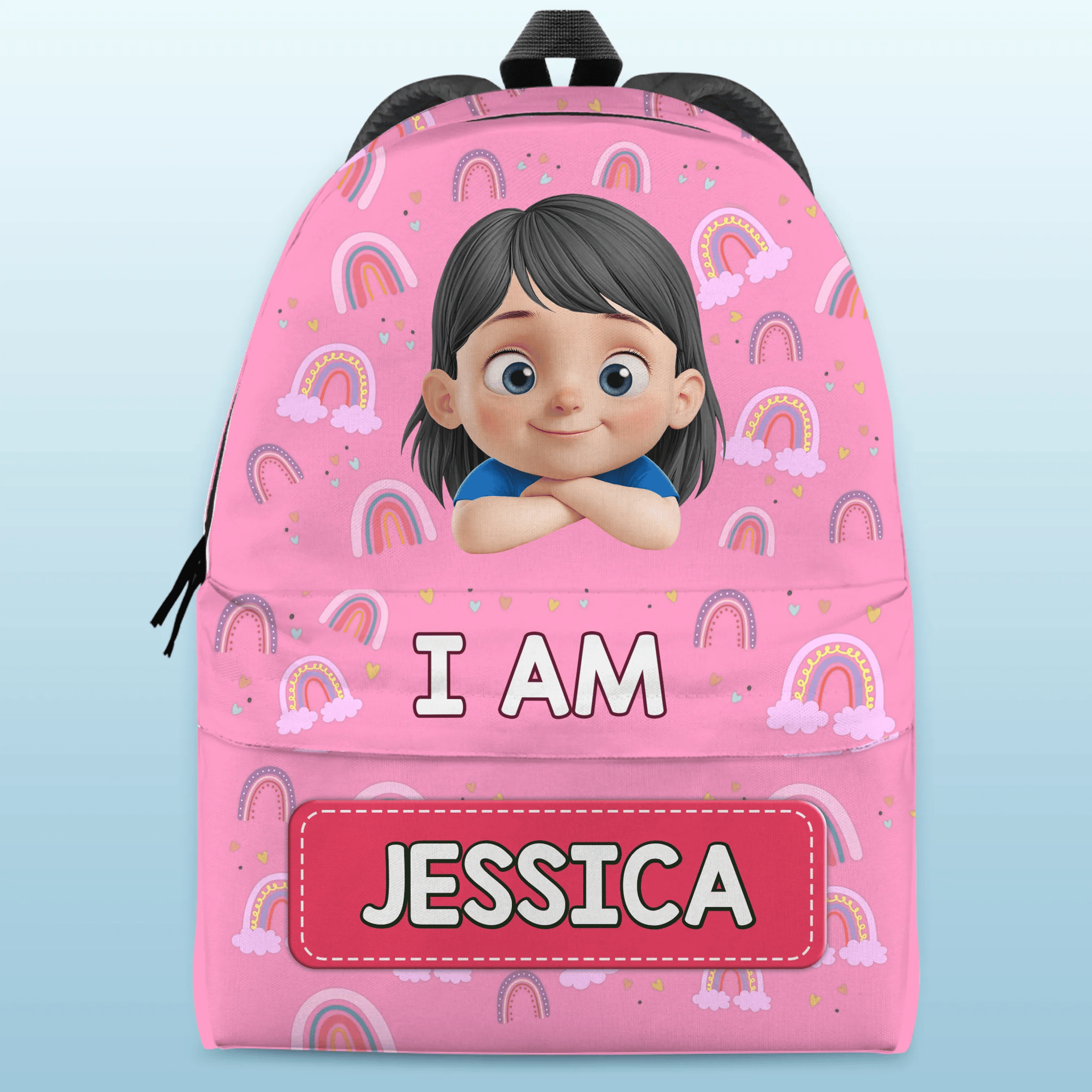 Personalized Kids Backpack with Name Patch | Blind Dropship, No Minimum - Backpack Detail | Wholesale POD Supplier | MCDFL