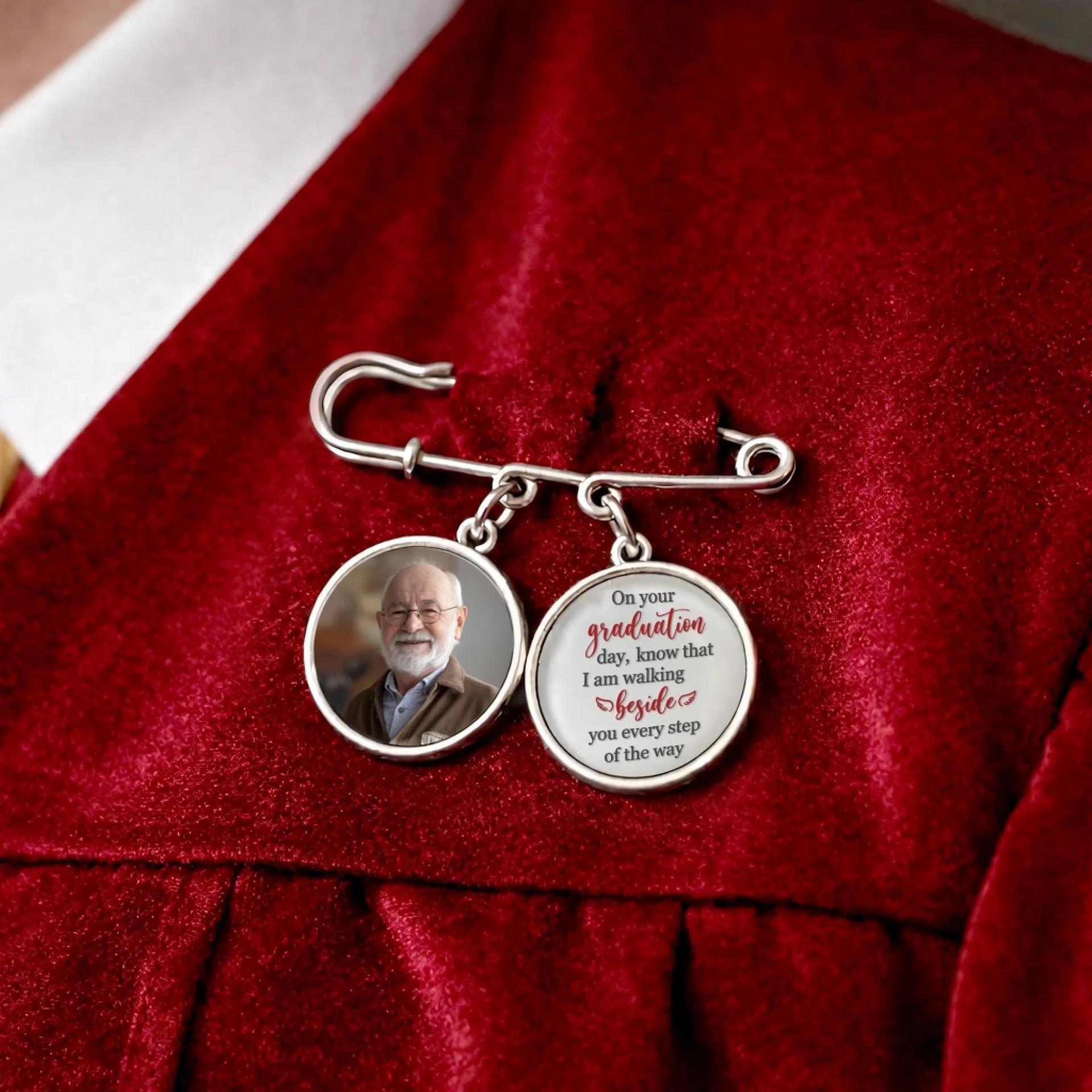 Personalized Photo Lapel Pin for Graduation | Blind Dropshipping, 1-Piece Minimum - Custom Lapel Pin Wholesale | MCDFL