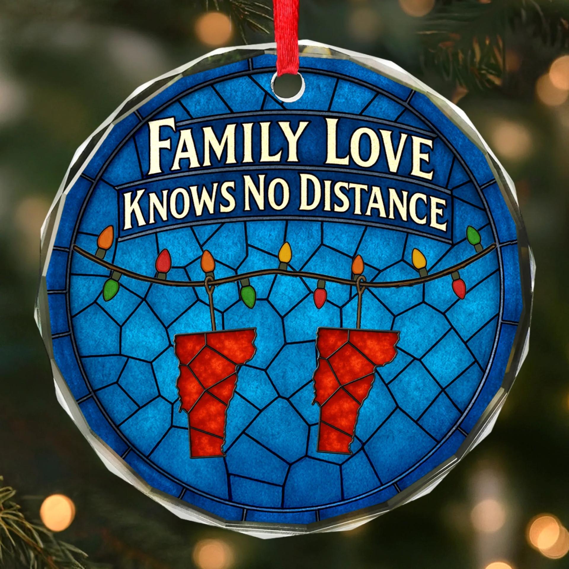 Personalized Christmas Circle Glass Ornament | Factory Direct, 1-Piece Minimum - Glass Ornament Detail | Wholesale POD Supplier | MCDFL