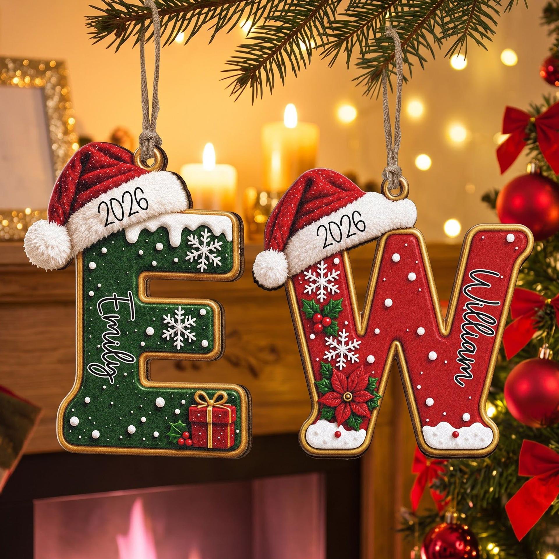 Custom Name Wooden Ornament | POD Dropship, MOQ 1 Laser-Cut - Wooden Ornament Detail | Wholesale POD Supplier | MCDFL