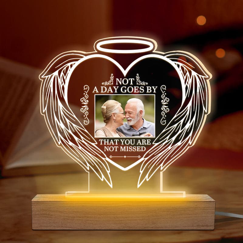 Personalized Sympathy 3D LED Photo Light | Custom Print on Demand, 1-Piece Minimum - Custom LED Night Light Wholesale | MCDFL