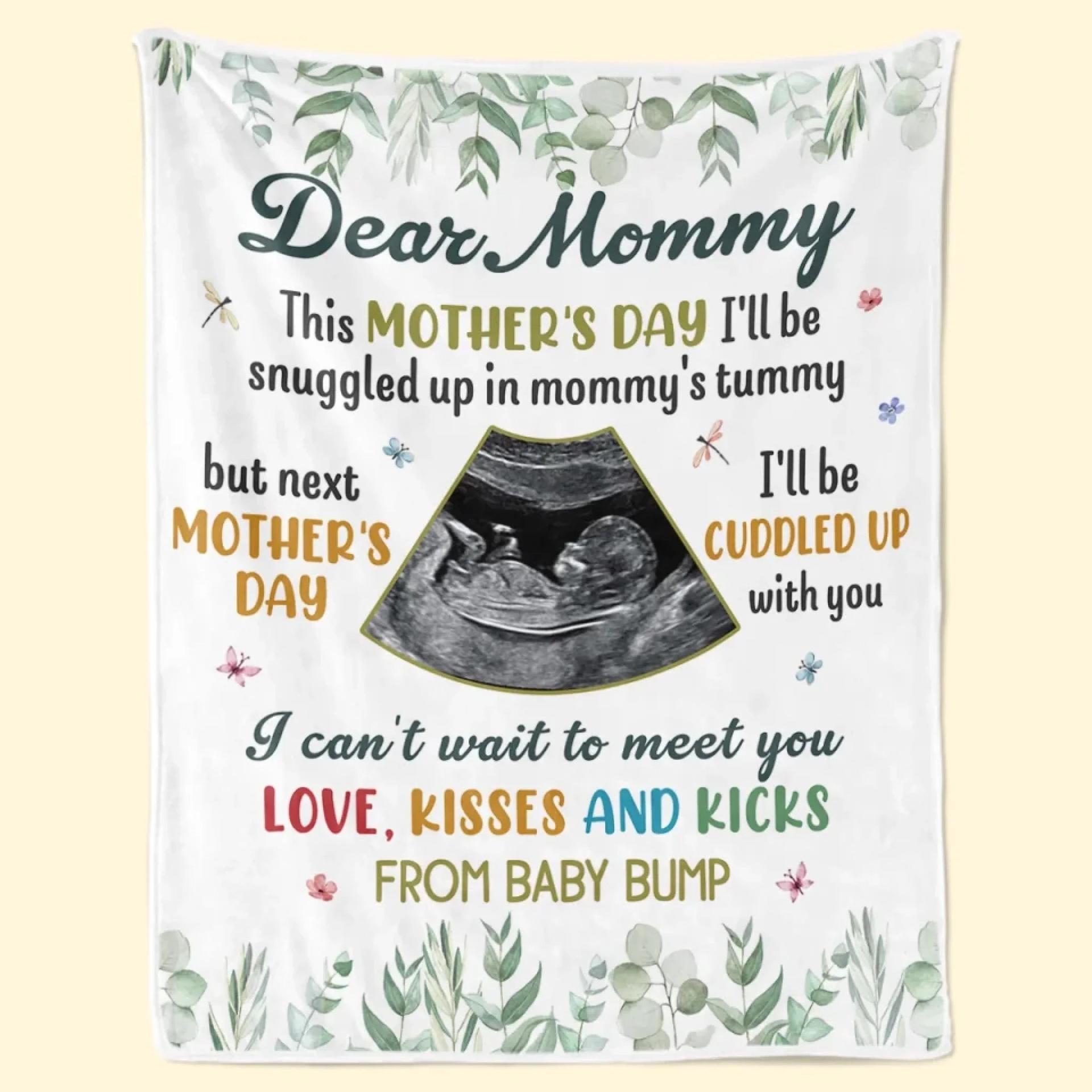 Personalized Photo Blanket for Moms | White-Label Dropship, 1-Piece Minimum - Custom Blanket Wholesale | MCDFL