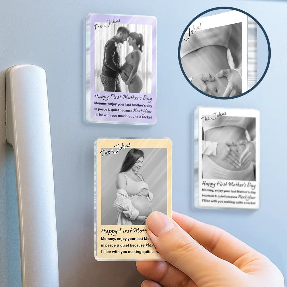 Custom Ultrasound Acrylic Fridge Magnet | White-Label, 1-Piece Minimum - Acrylic Magnet Detail | Wholesale POD Supplier | MCDFL