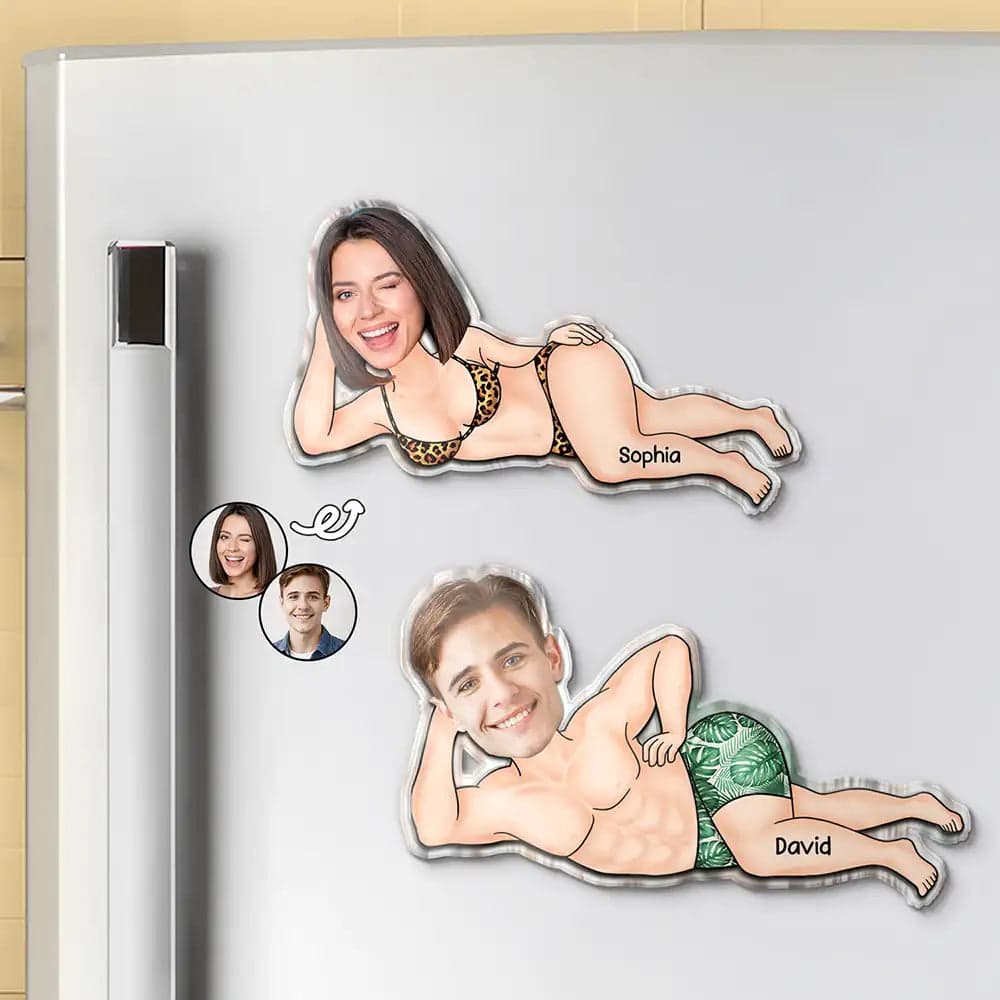 Custom Photo Funny Acrylic Magnet | Blind Dropship, 1-Piece Minimum - Custom Acrylic Magnet Wholesale | POD Dropship Supplier | MCDFL
