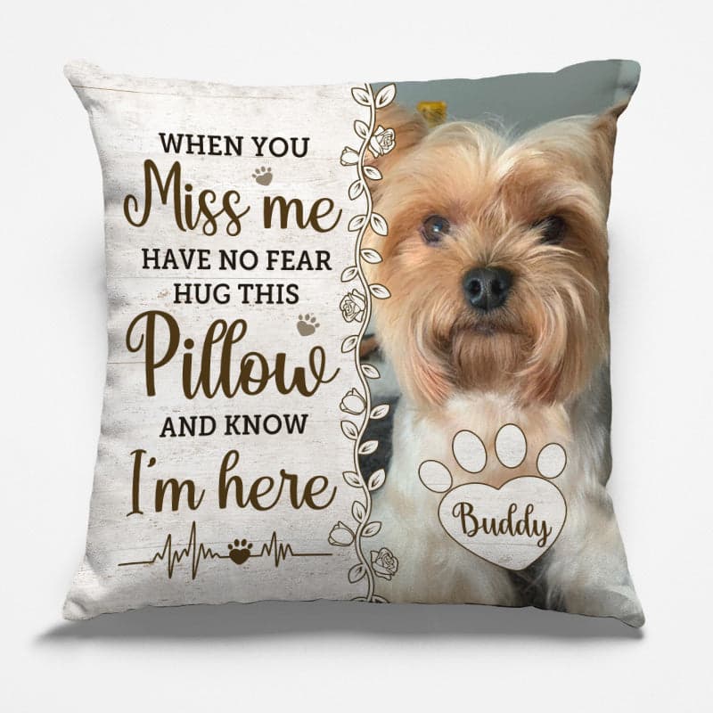 Custom Memorial Photo Pillow for Sympathy Gifts | Factory Direct POD - Custom Square Pillow Wholesale | MCDFL