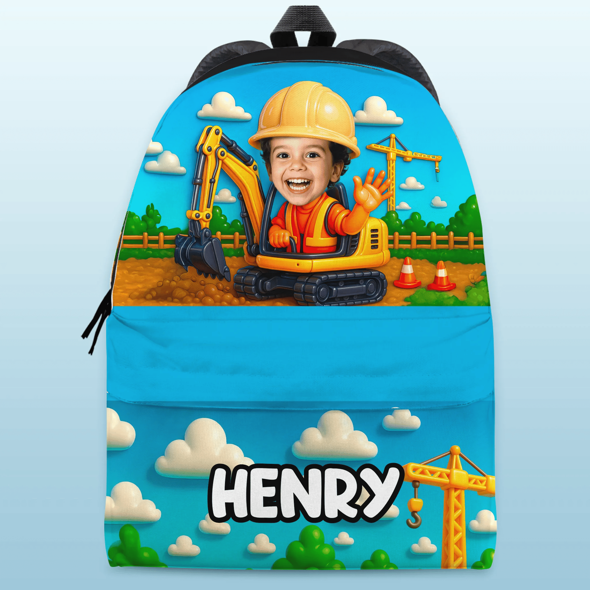 Personalized Photo Kids Backpack | Custom Print on Demand, 1-Piece Minimum - Backpack Detail | Wholesale POD Supplier | MCDFL