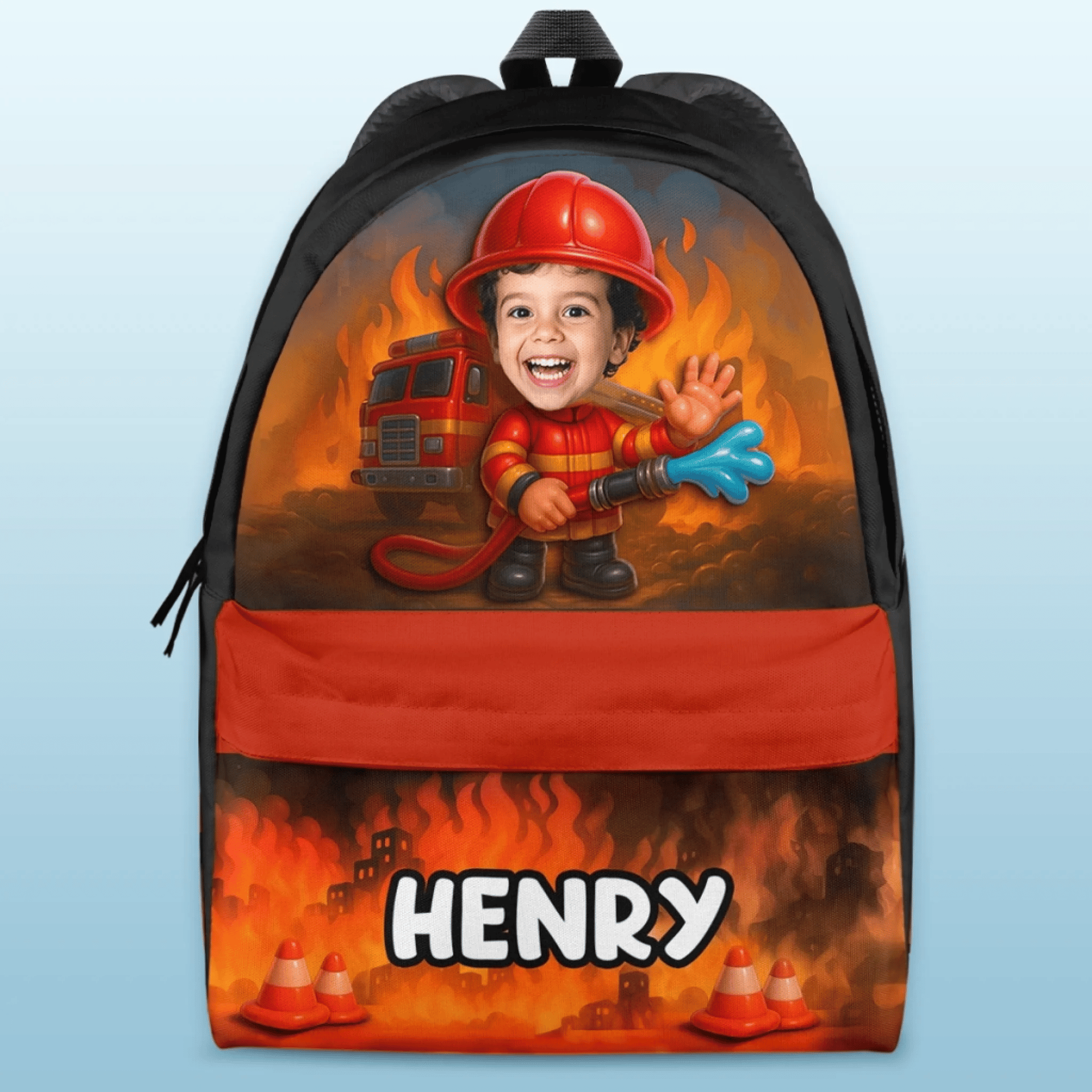 Personalized Photo Kids Backpack | Custom Print on Demand, 1-Piece Minimum gallery thumbnail - Backpack