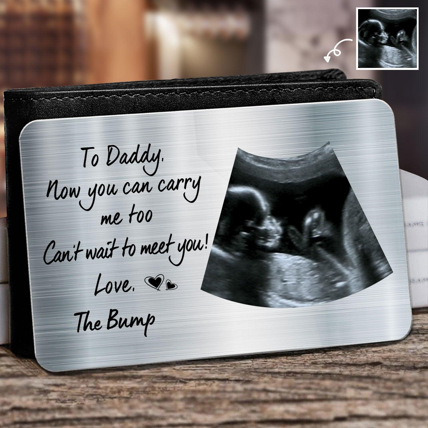 Personalized Photo Wallet Card for New Dads | Custom Print on Demand, Factory Direct - Custom Wallet Card Wholesale | POD Dropship Supplier | MCDFL