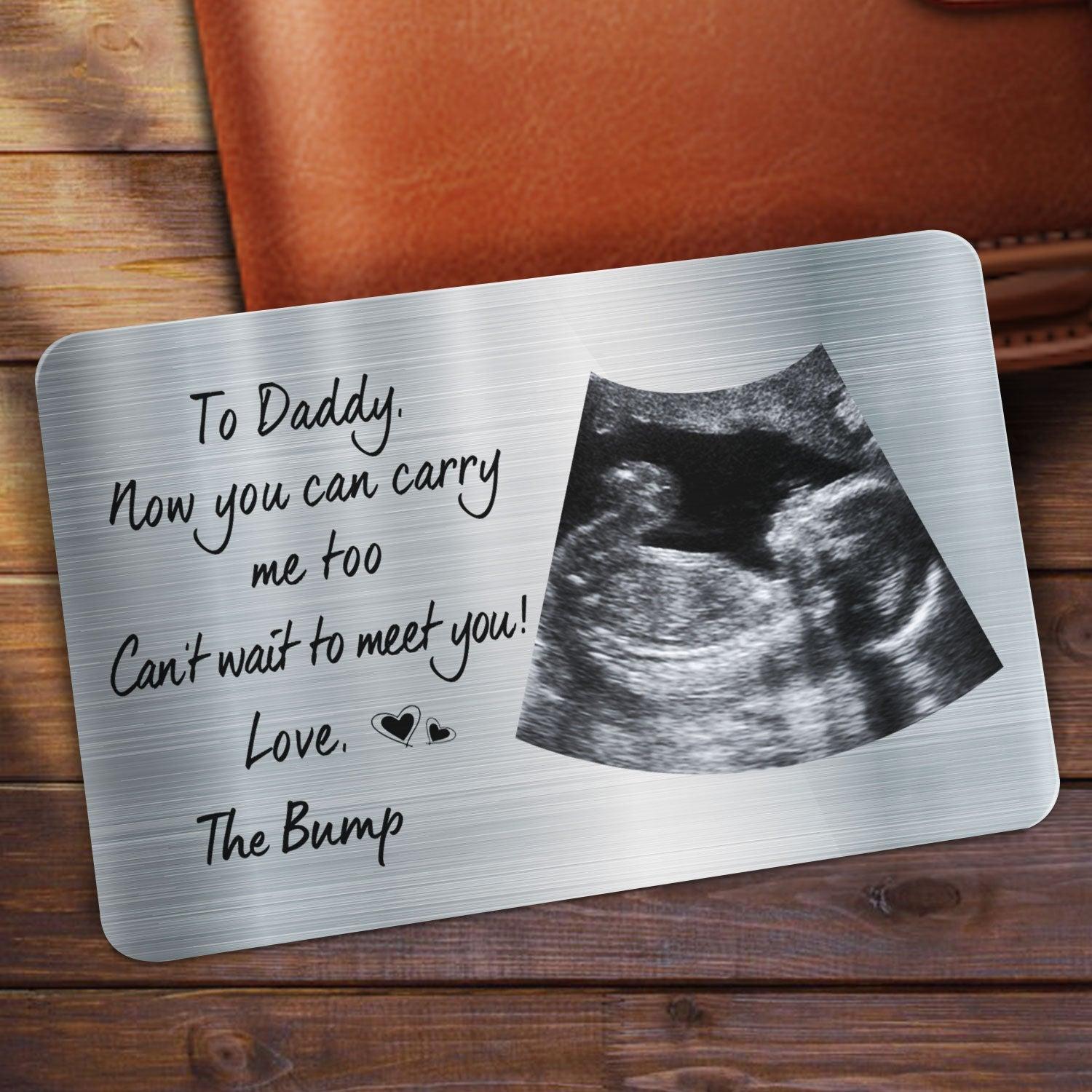 Personalized Photo Wallet Card for New Dads | Custom Print on Demand, Factory Direct - Wallet Card Detail | Wholesale POD Supplier | MCDFL