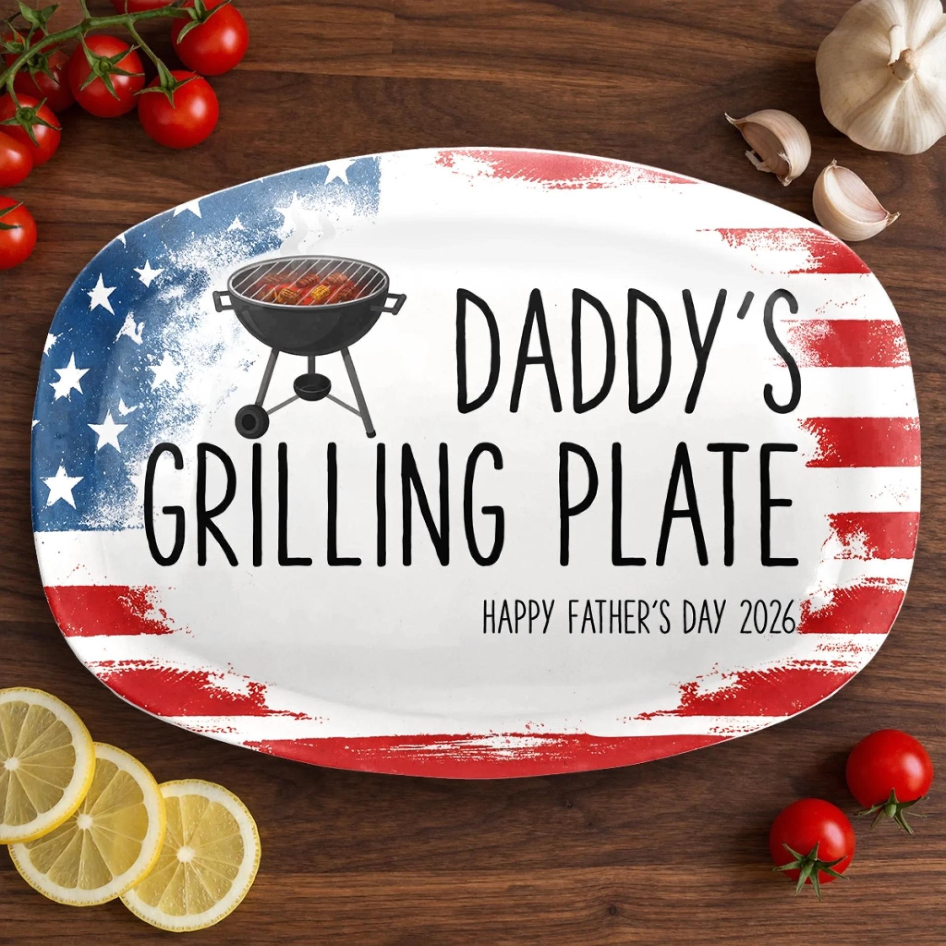 Personalized Tools Platter for Dad | Custom Print on Demand, Factory Direct - Custom Platter Wholesale | MCDFL