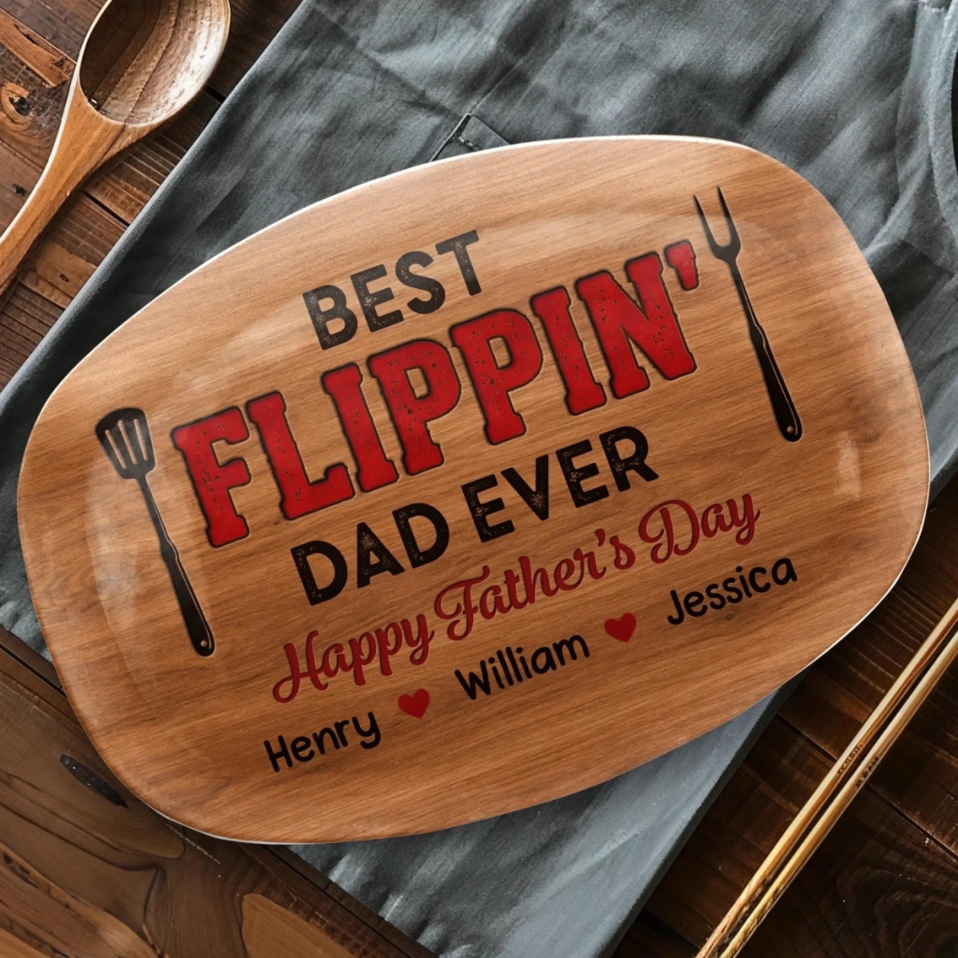 Custom BBQ Grilling Platter for Dad | White-Label POD, 1-Piece Minimum gallery thumbnail - Platter
