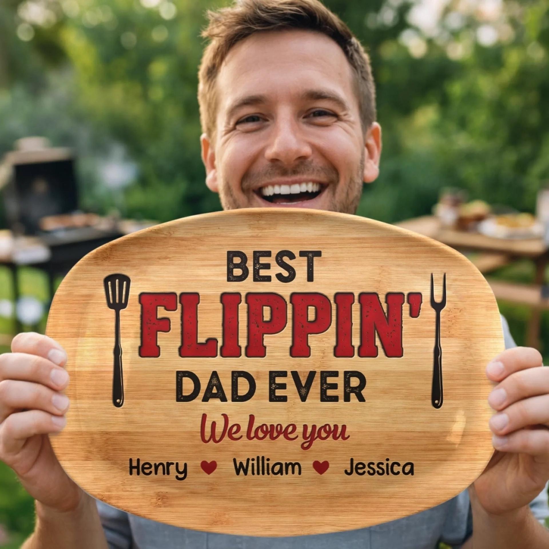 Custom BBQ Grilling Platter for Dad | White-Label POD, 1-Piece Minimum gallery thumbnail - Platter