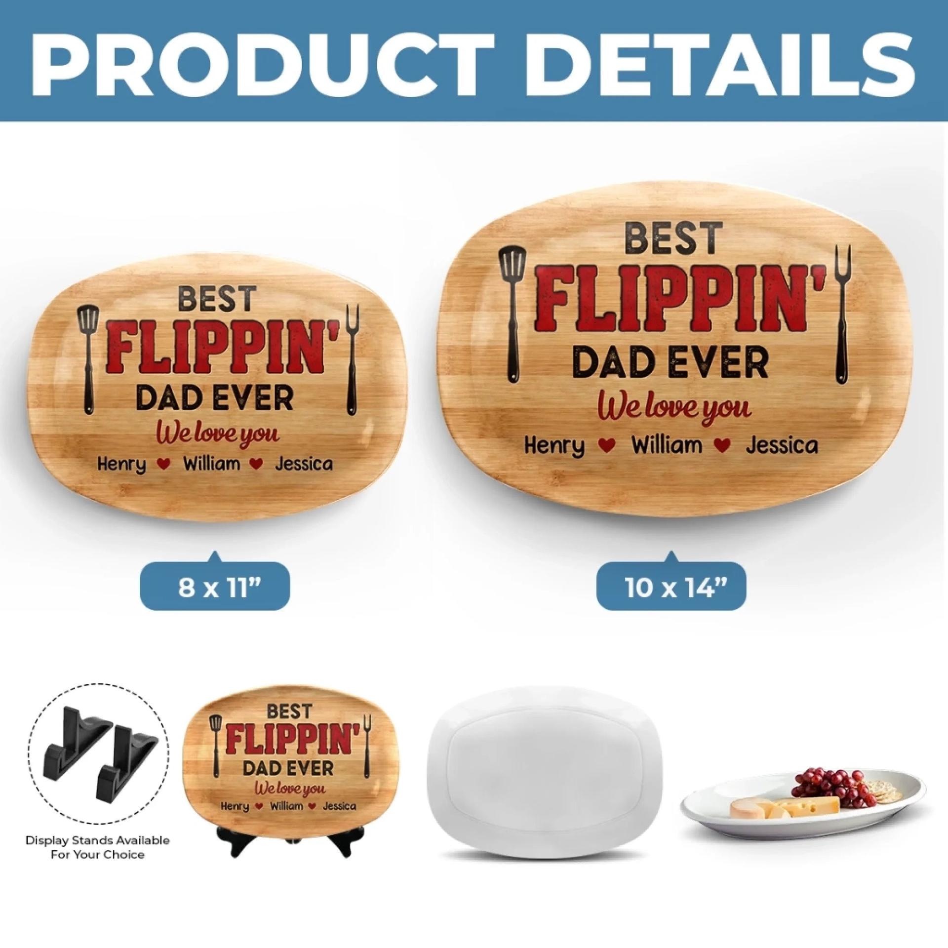 Custom BBQ Grilling Platter for Dad | White-Label POD, 1-Piece Minimum gallery thumbnail - Platter
