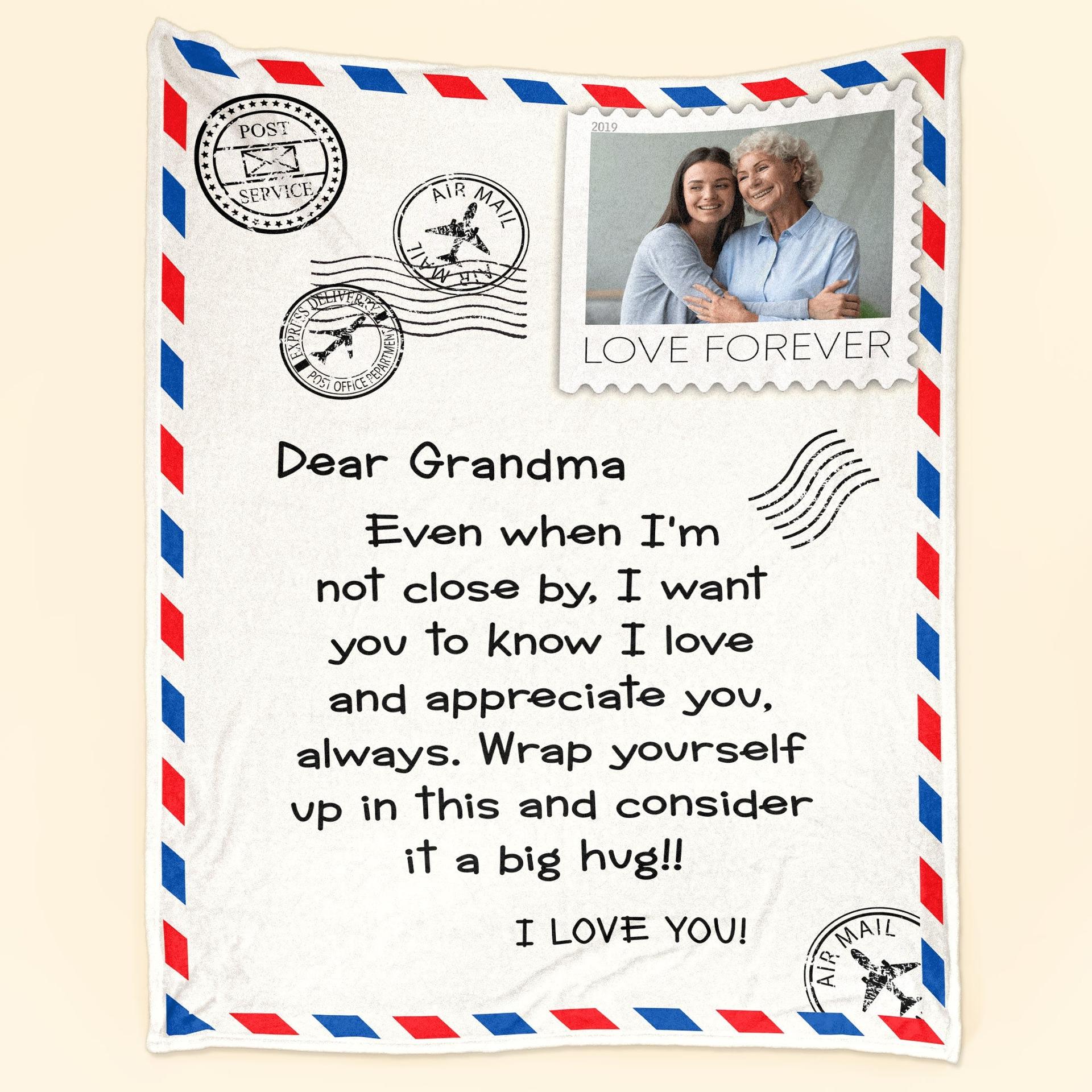 Personalized Grandma Photo Blanket | Custom Print on Demand, Factory Direct - Custom Blanket Wholesale | MCDFL