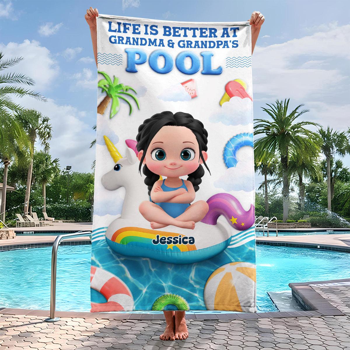 Custom Beach Towel with Name & Photo | No Minimum Order, Blind Dropshipping - Custom Beach Towel Wholesale | MCDFL
