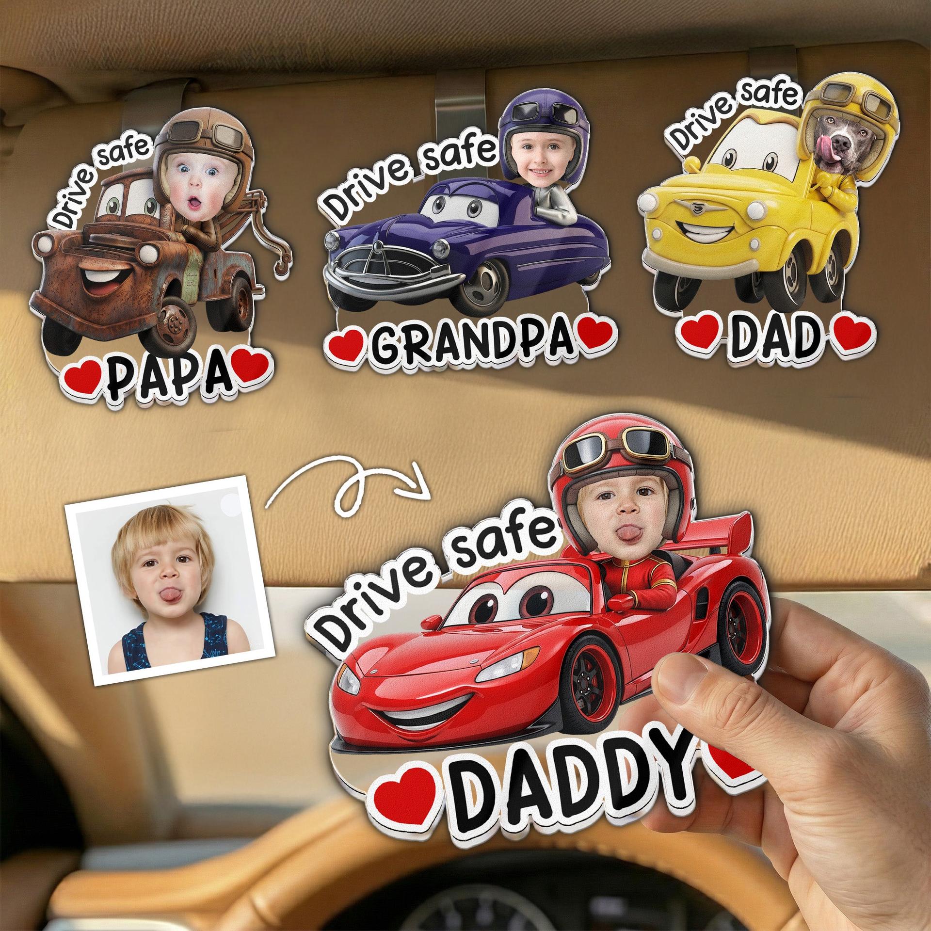 Personalized Car Visor Clip | POD Dropship, MOQ 1 - Custom Car Visor Clip Wholesale | MCDFL