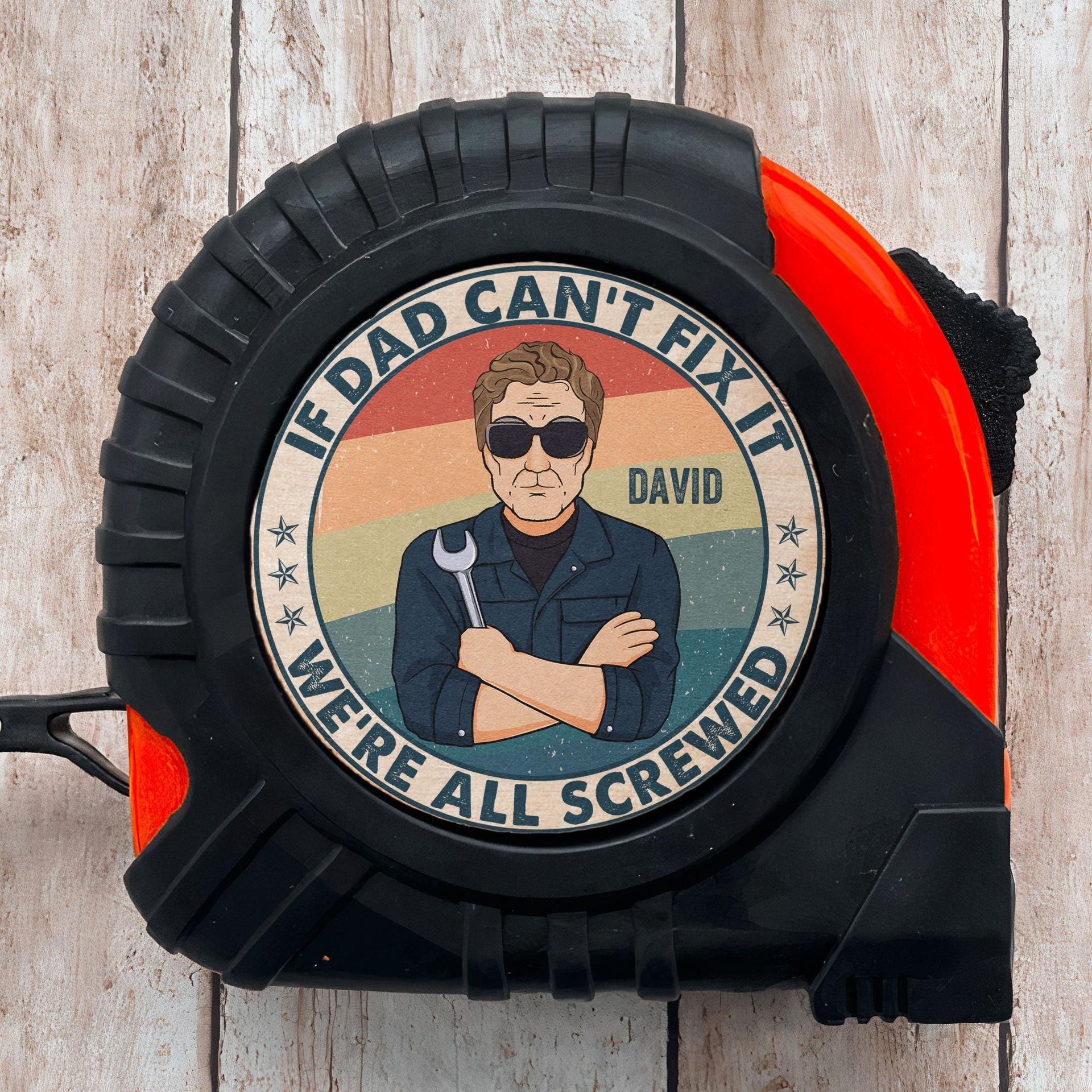 Personalized Tape Measure for Dad Gifts | White-Label, MOQ 1 - Custom Tape Measure Wholesale | POD Dropship Supplier | MCDFL