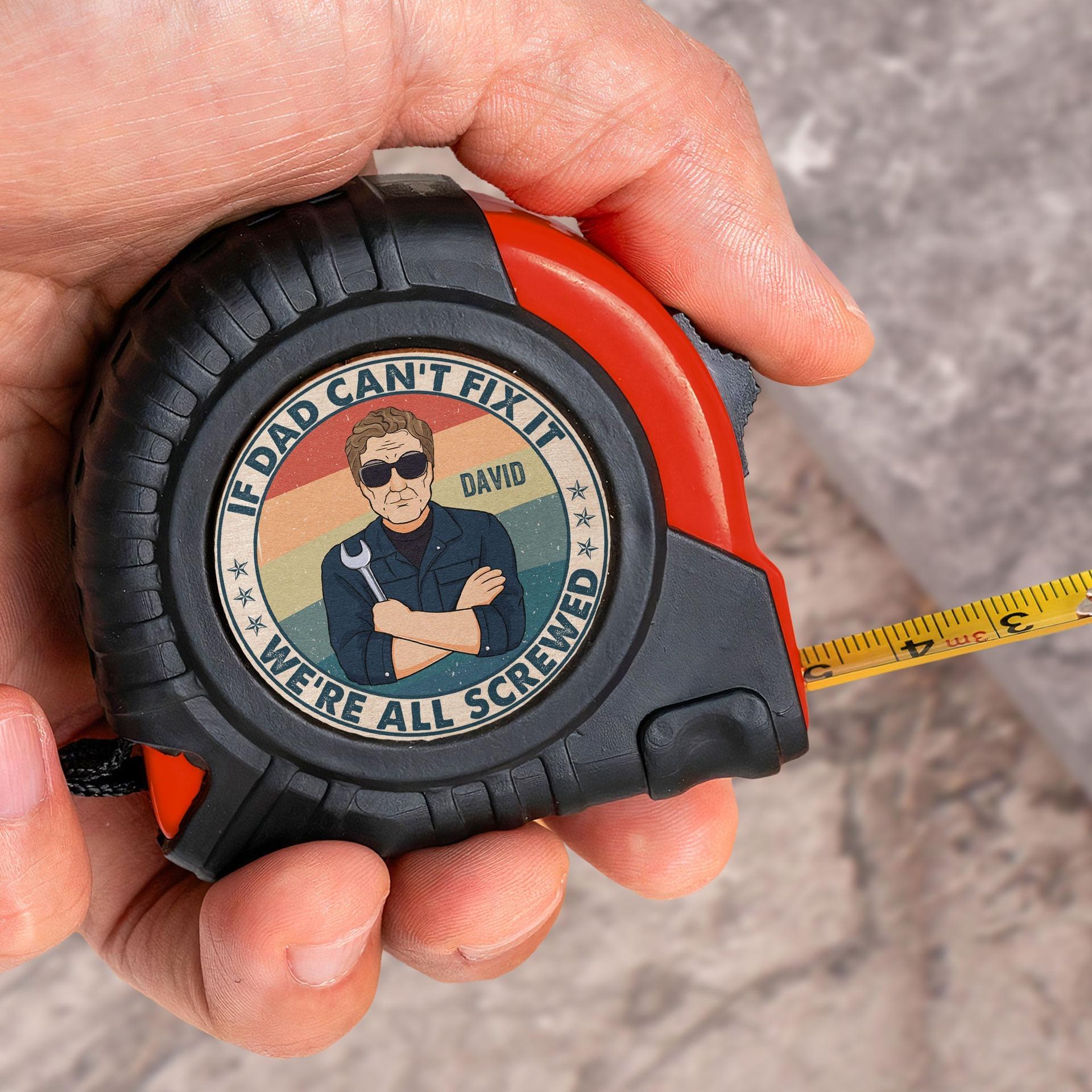 Personalized Tape Measure for Dad Gifts | White-Label, MOQ 1 - Tape Measure Detail | Wholesale POD Supplier | MCDFL