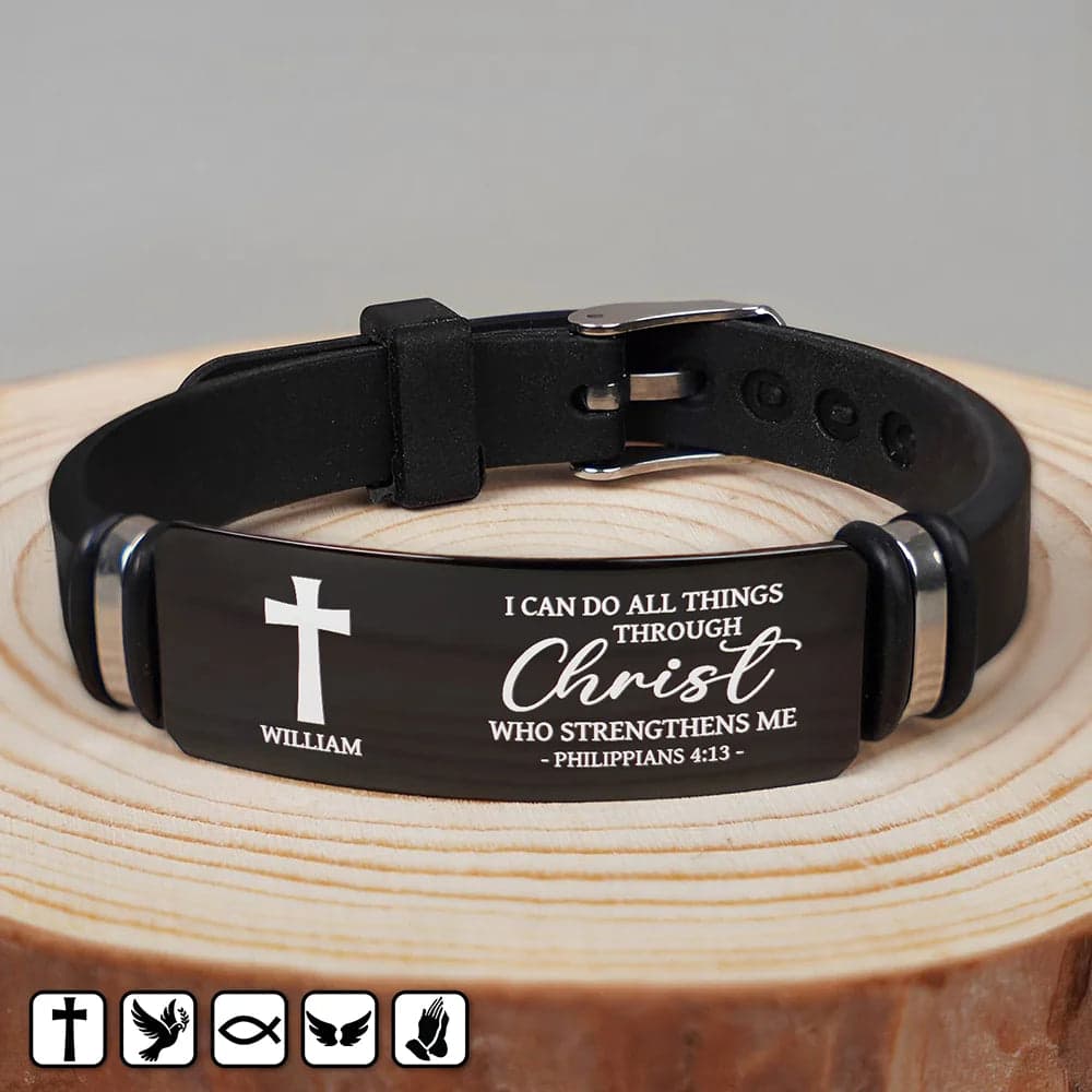 Faith-Based Personalized Engraved Bracelet | No Minimum Order, Blind Dropshipping - Custom Engraved Bracelet Wholesale | POD Dropship Supplier | MCDFL