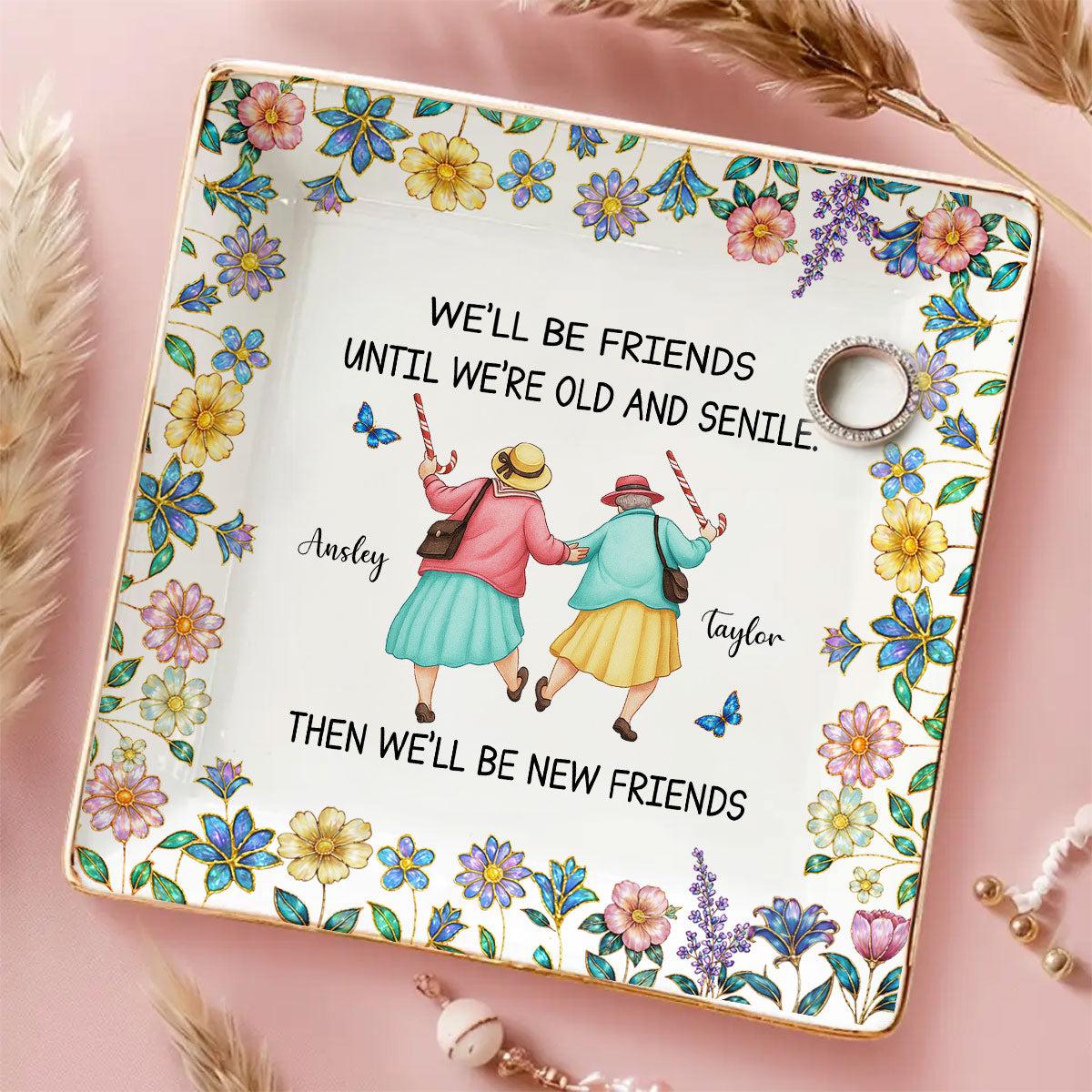 Personalized Friends Jewelry Dish for Custom Gifts | Blind Dropshipping, MOQ 1 gallery thumbnail - Jewelry Dish