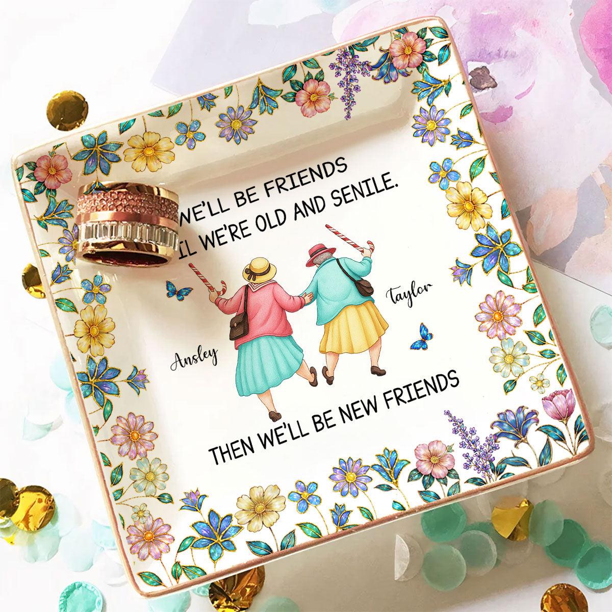 Personalized Friends Jewelry Dish for Custom Gifts | Blind Dropshipping, MOQ 1 gallery thumbnail - Jewelry Dish