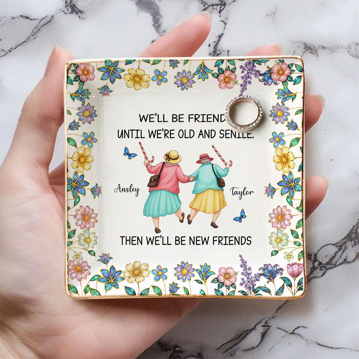 Personalized Friends Jewelry Dish for Custom Gifts | Blind Dropshipping, MOQ 1 gallery thumbnail - Jewelry Dish