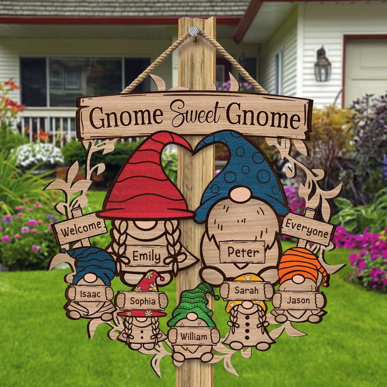 Custom Gnome Wood Sign for Holiday Decor | POD Dropship, MOQ 1 - Custom Wood Sign Wholesale | POD Dropship Supplier | MCDFL